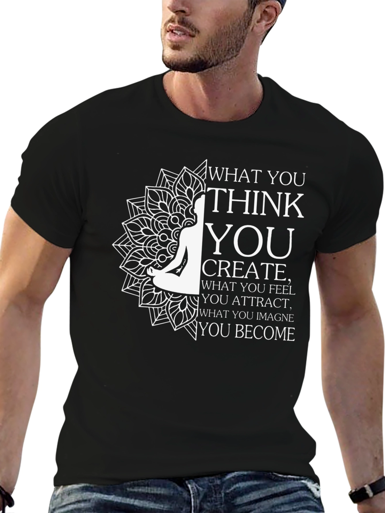 Inspirational T-Shirt: Think Create Become