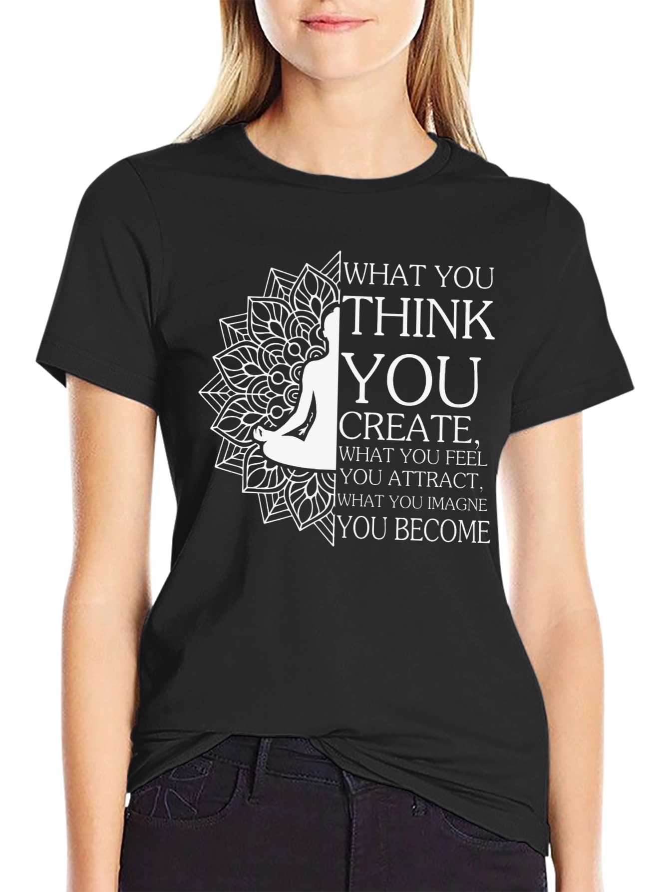 Inspirational T-Shirt: Think Create Become