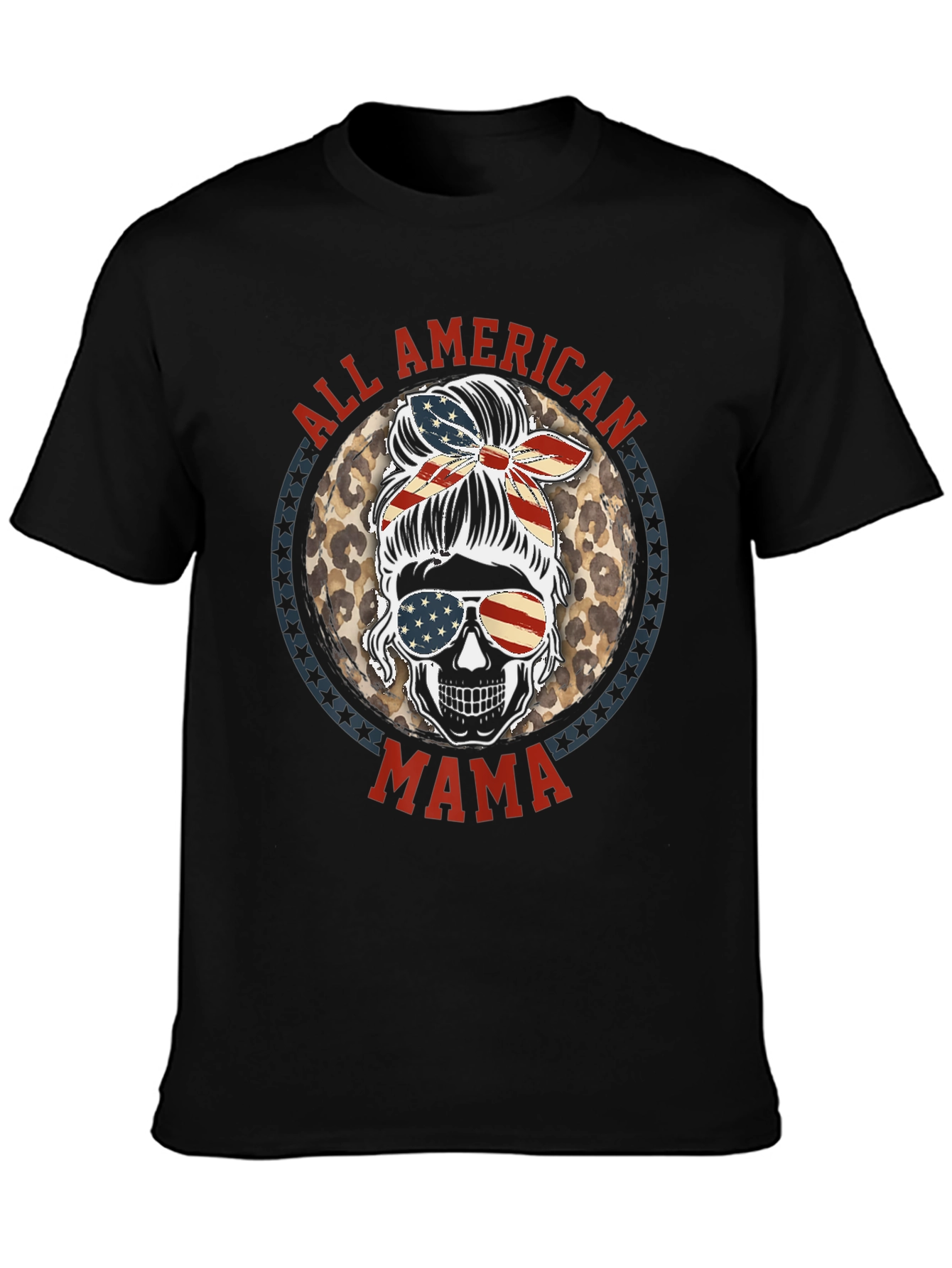All American Mama Graphic T-Shirt