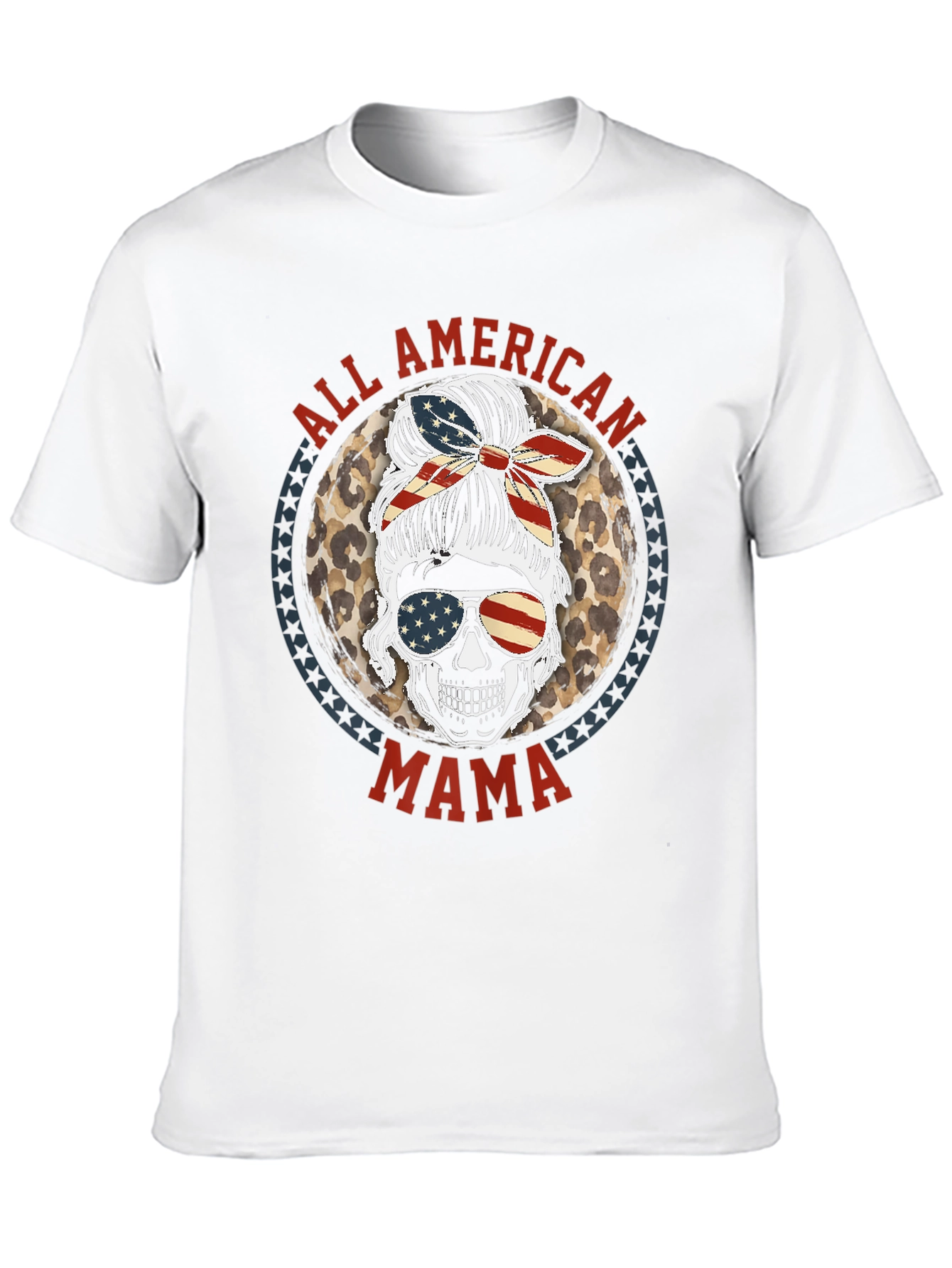 All American Mama Graphic T-Shirt