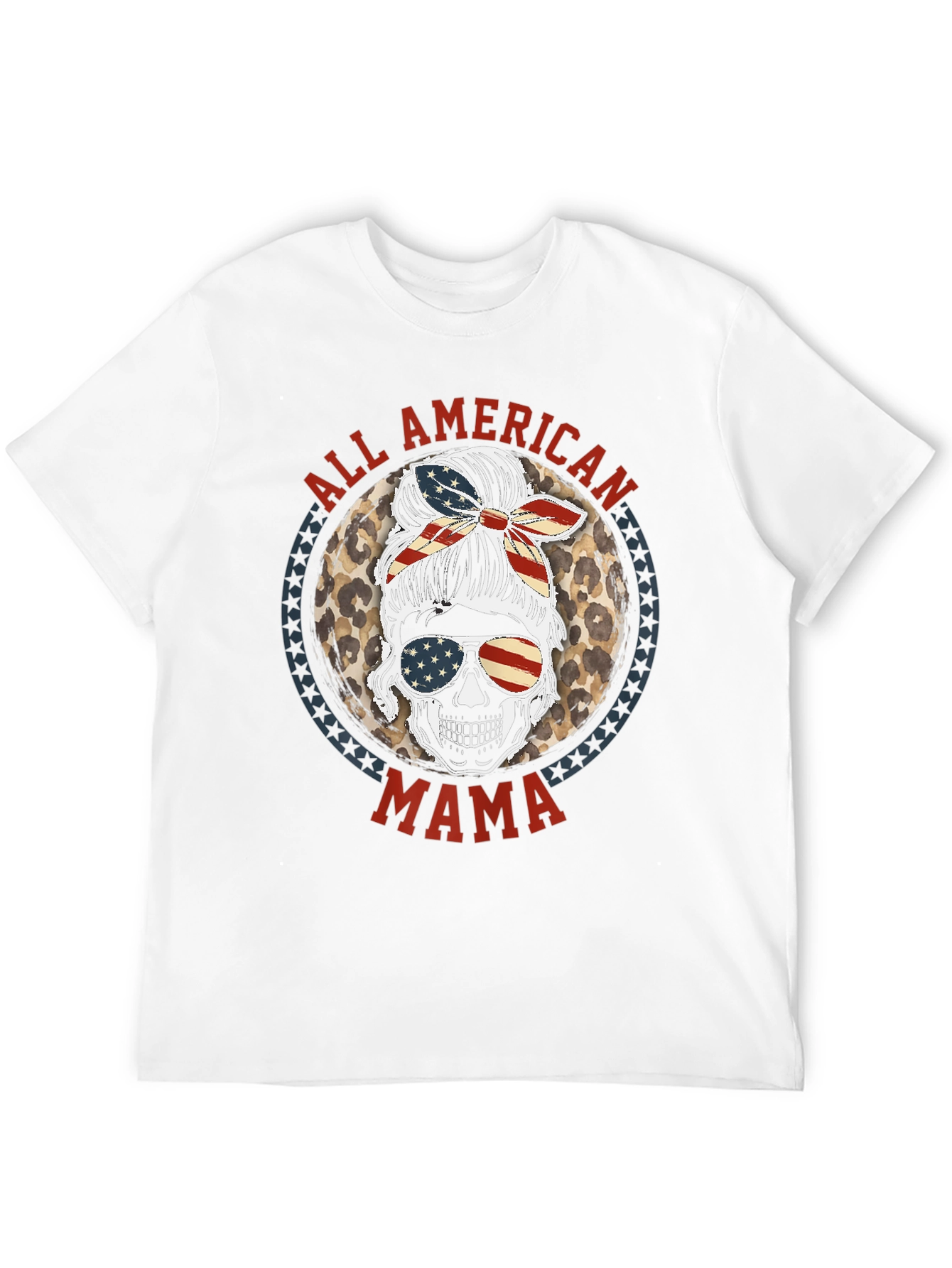 All American Mama Graphic T-Shirt