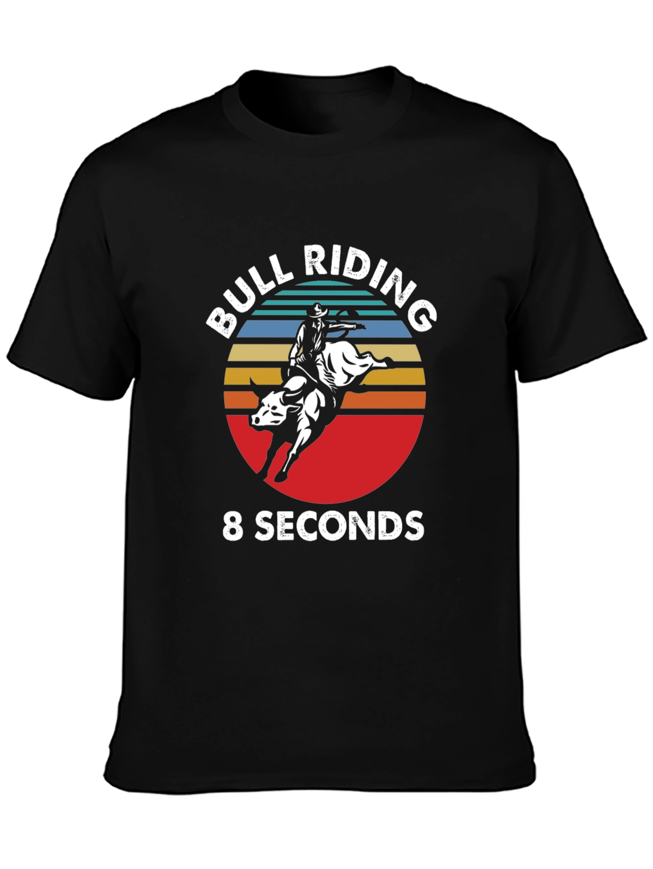 Bull Riding 8 Seconds Graphic Tee