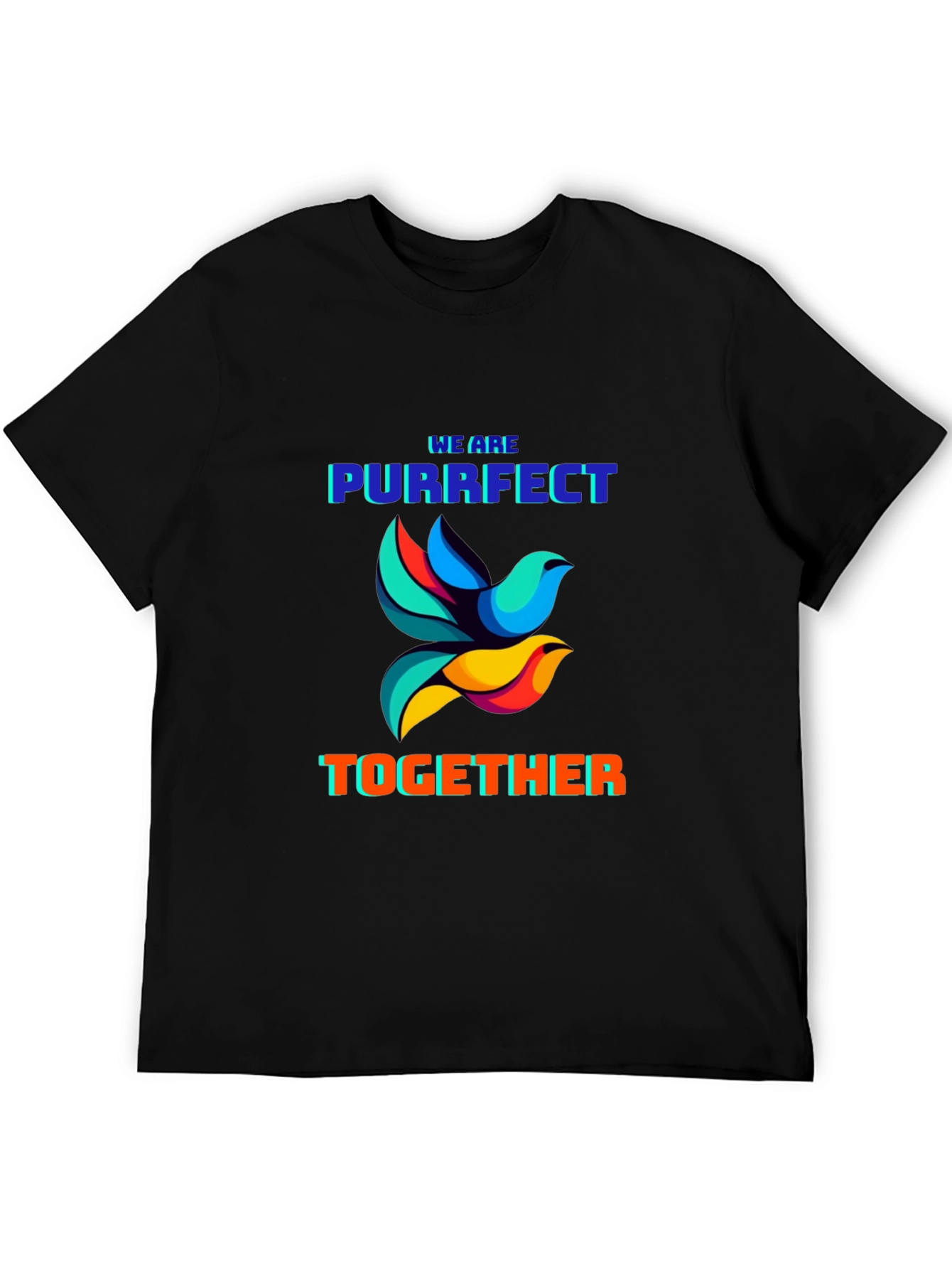 Purrfect Together Graphic T-Shirt