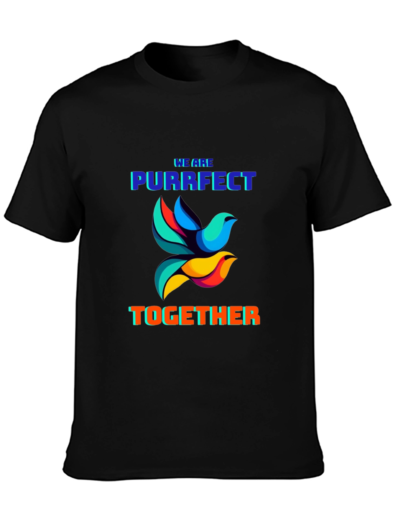 Purrfect Together Graphic T-Shirt
