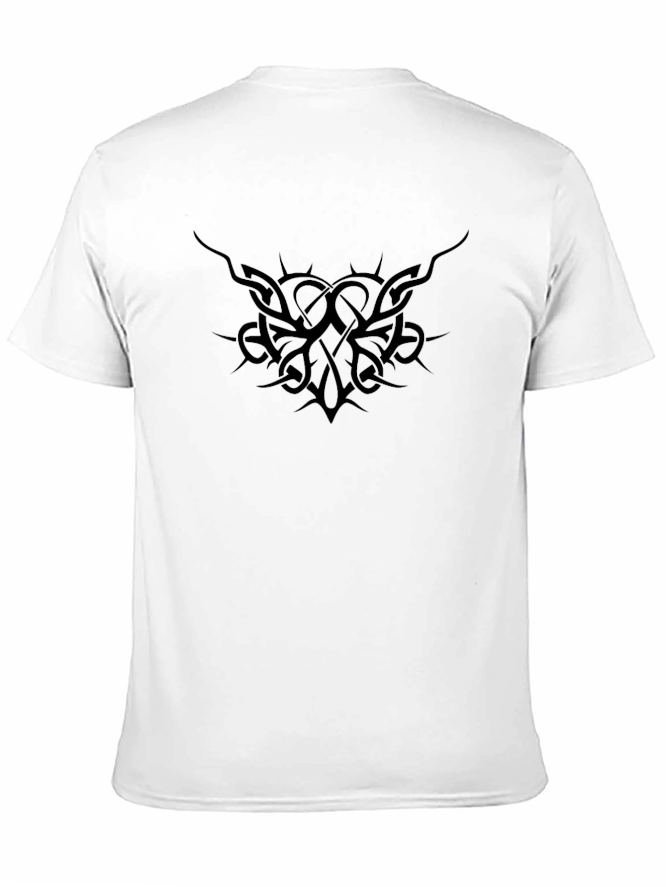 Mens Black Tribal Graphic T-Shirt
