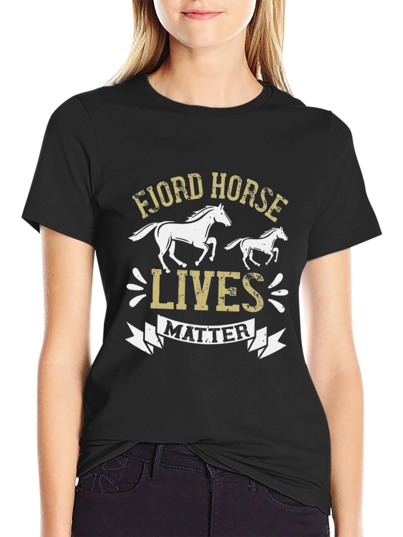 Fjord Horse Lives Matter Graphic Tee