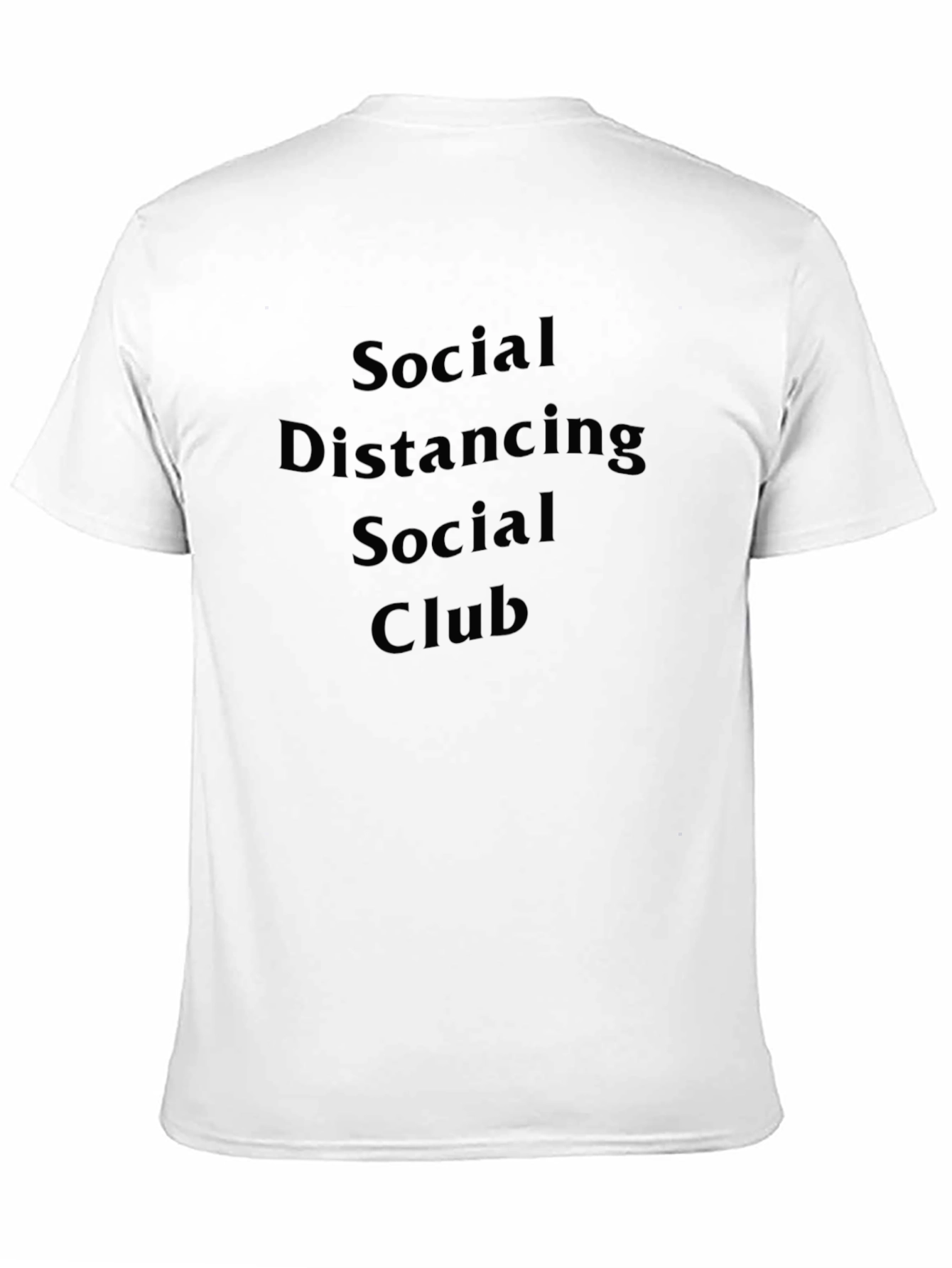 Social Distancing Club Black T-Shirt
