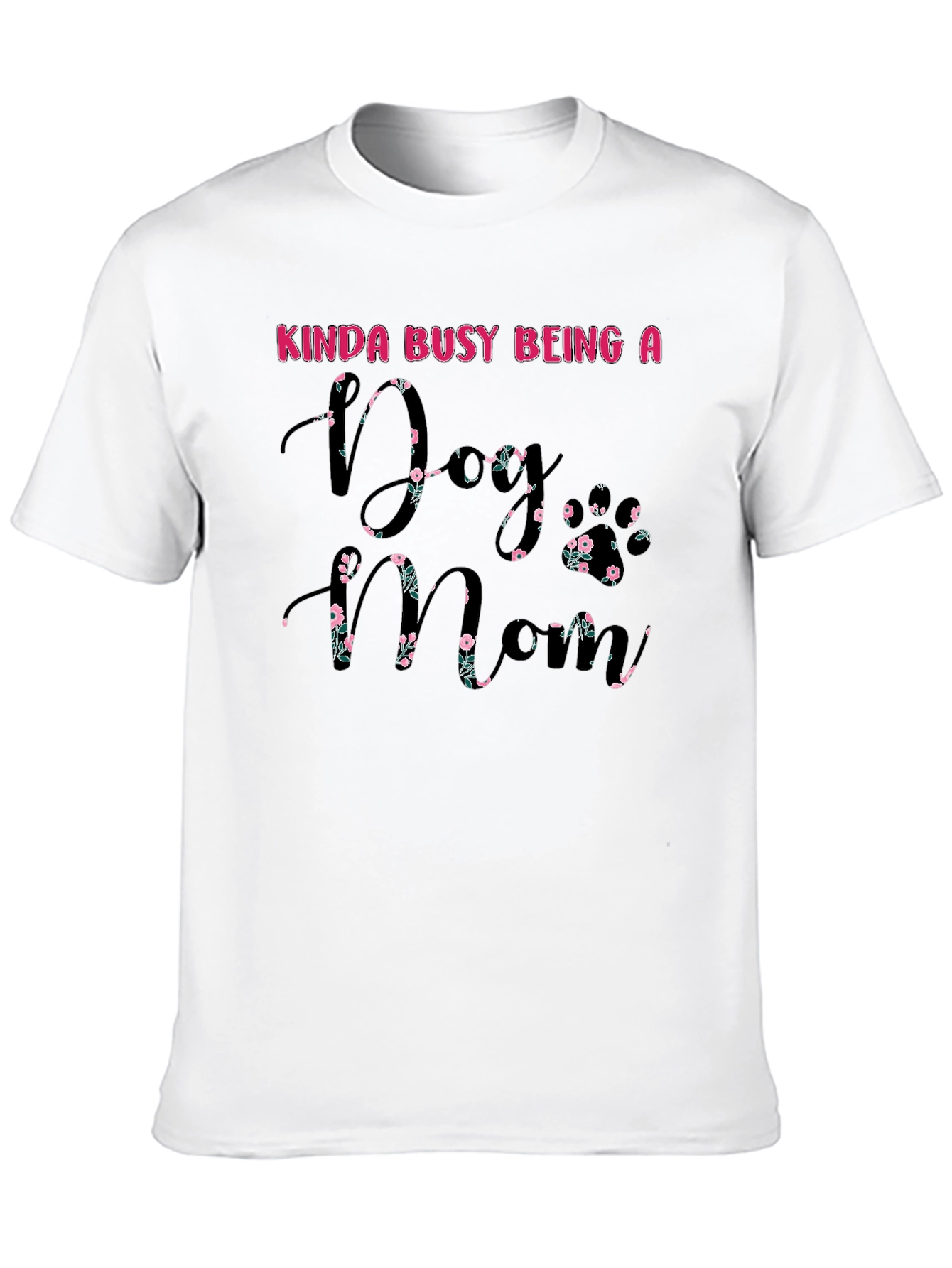Dog Mom Floral T-Shirt