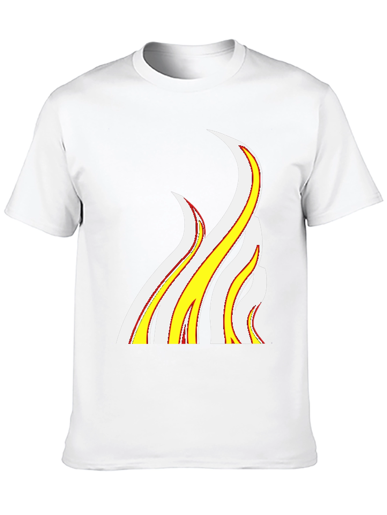 Flame Graphic Black T-Shirt - Bold Style