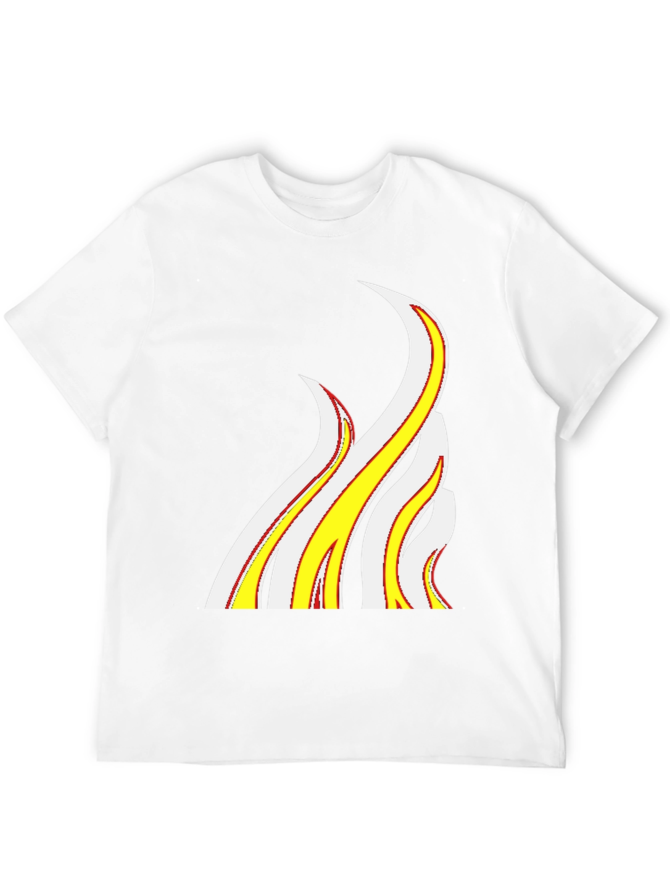 Flame Graphic Black T-Shirt - Bold Style