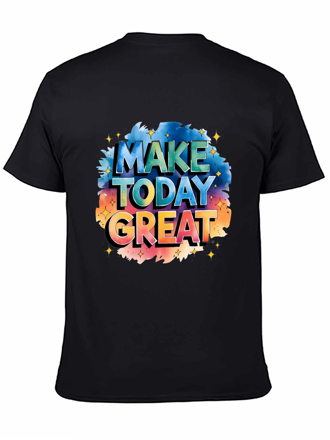 Make Today Great Graphic Tee - Stylish Black T-Shirt