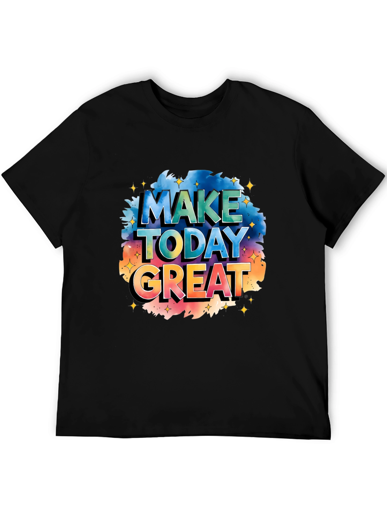 Make Today Great Graphic Tee - Stylish Black T-Shirt