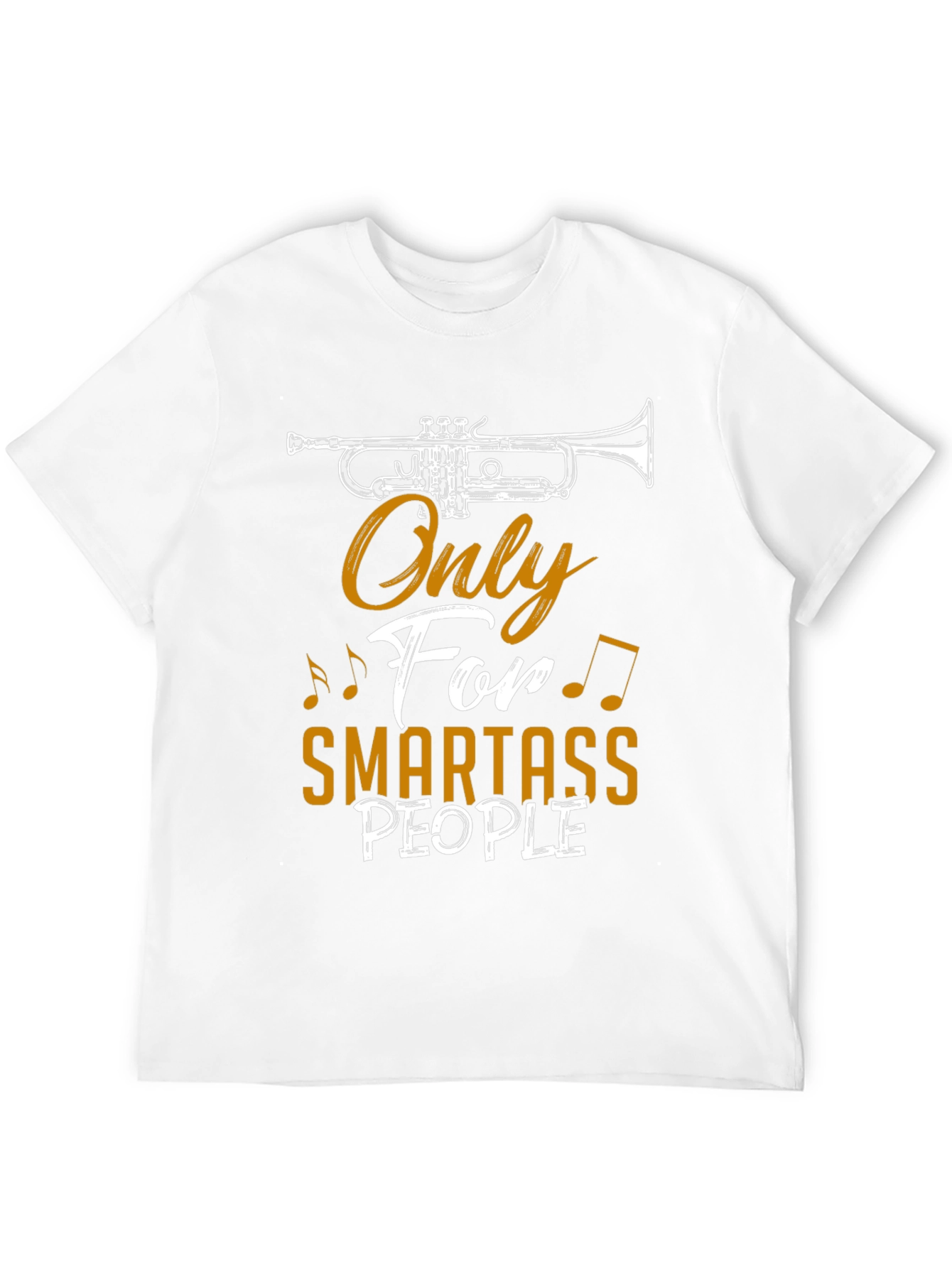 Smartass People Trumpet Graphic T-Shirt