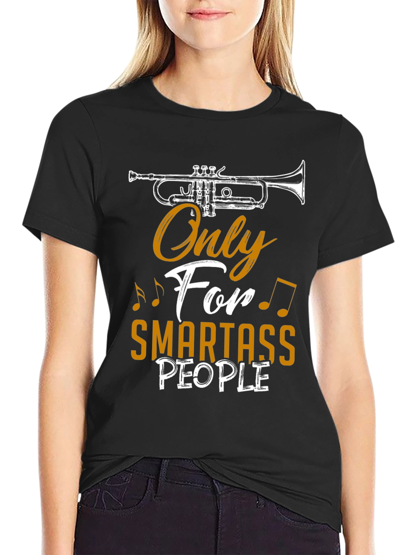 Smartass People Trumpet Graphic T-Shirt