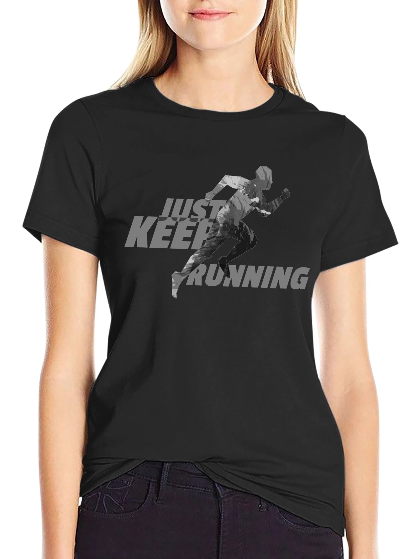 Just Keep Running Graphic Tee