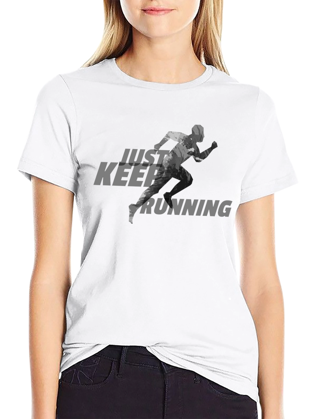 Just Keep Running Graphic Tee