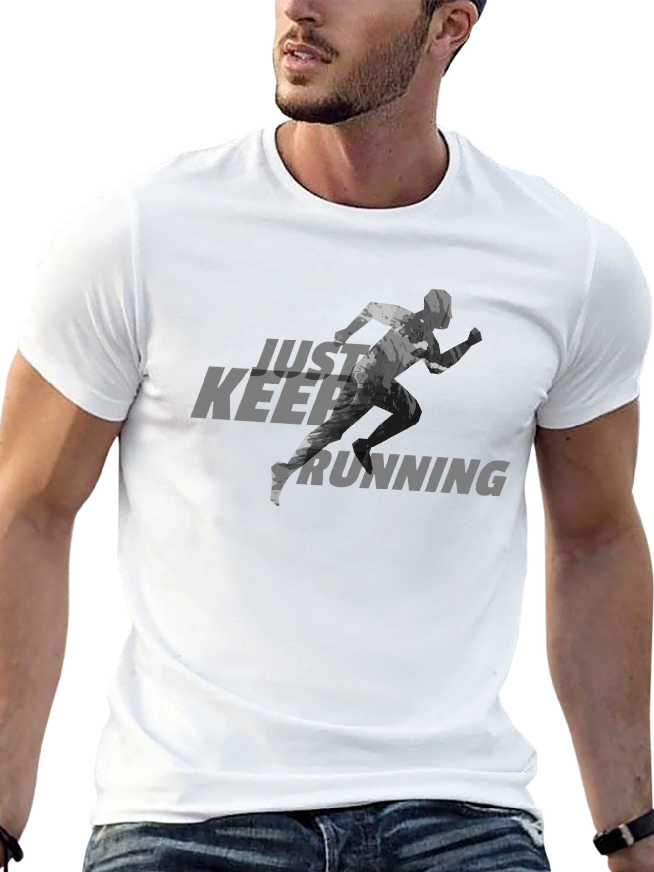 Just Keep Running Graphic Tee