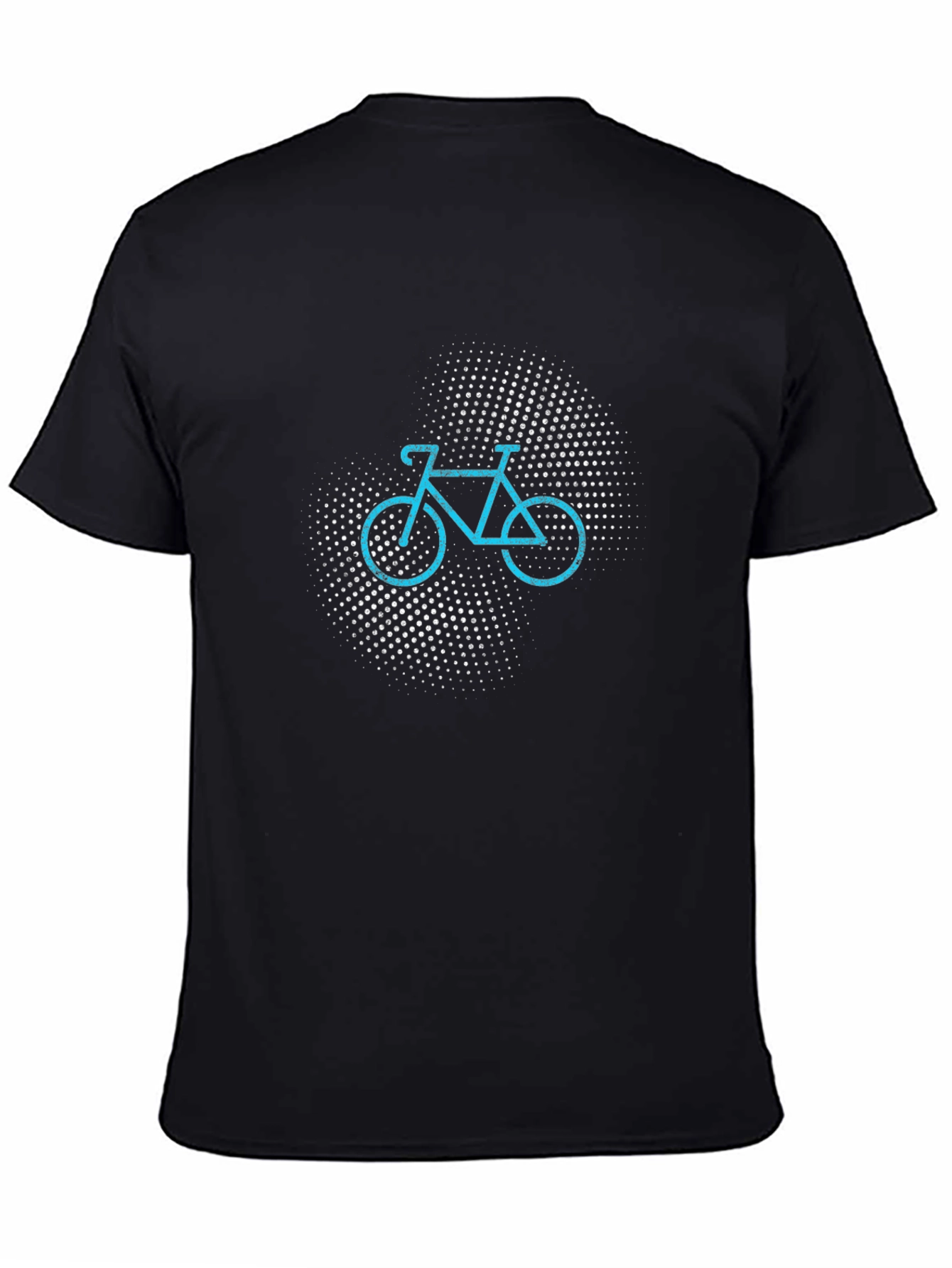 Cool Bicycle Graphic Tee - Mens Black T-Shirt