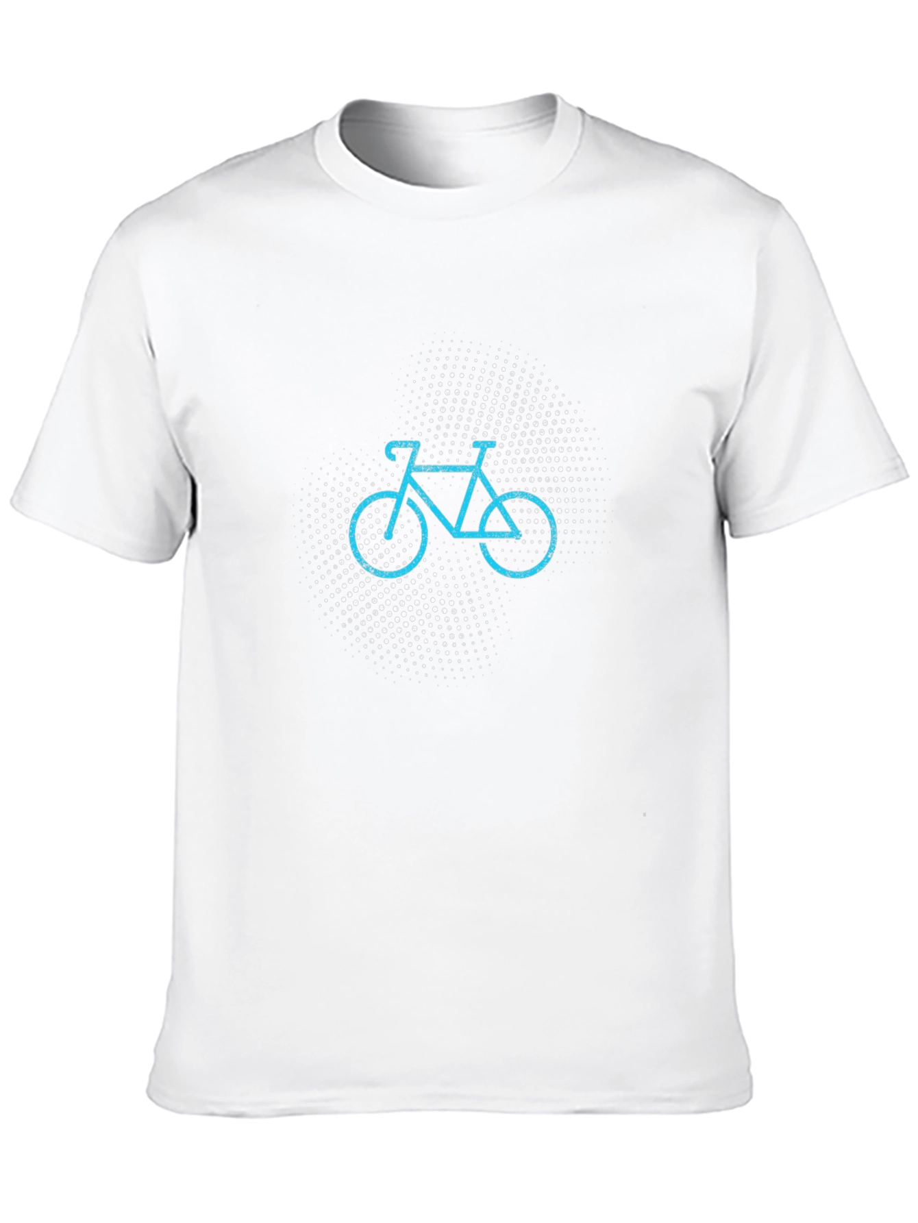 Cool Bicycle Graphic Tee - Mens Black T-Shirt