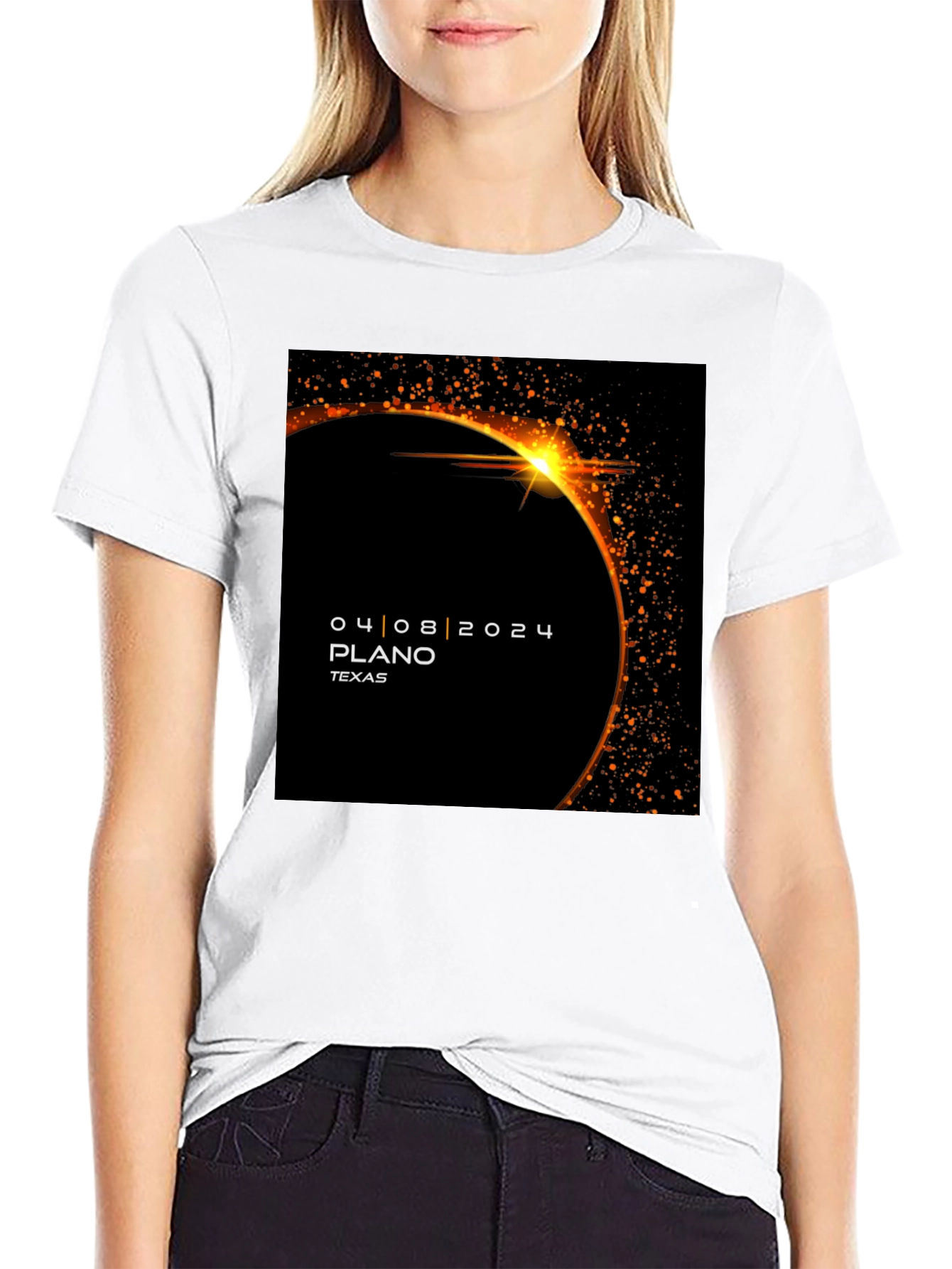 Plano Texas Solar Eclipse T-Shirt April 8 2024