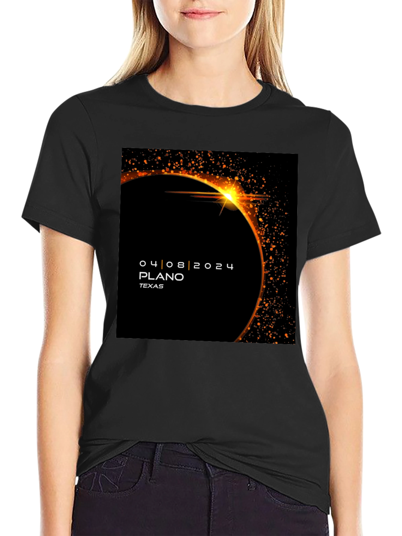 Plano Texas Solar Eclipse T-Shirt April 8 2024
