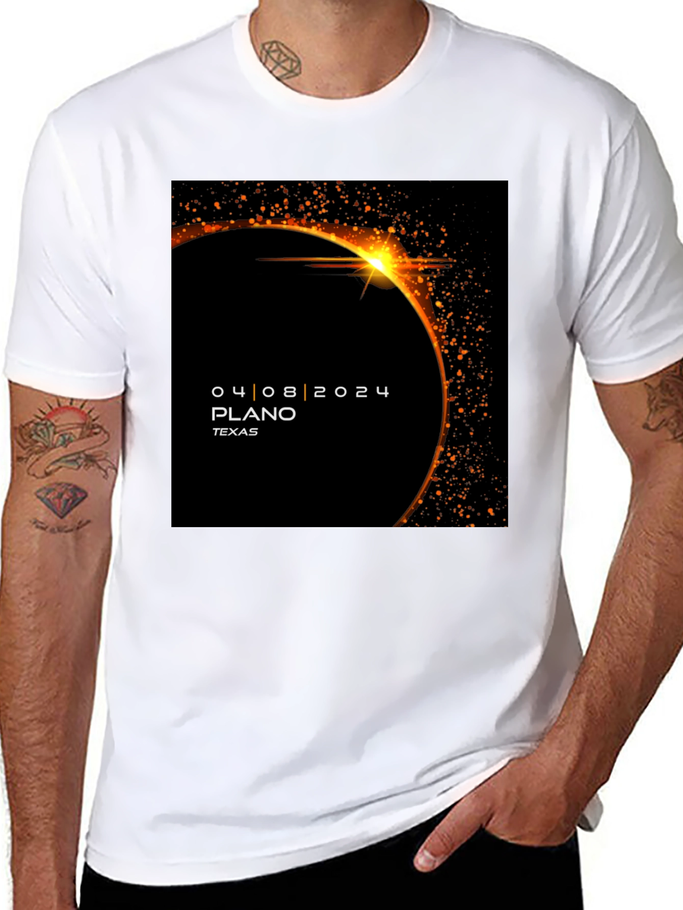 Plano Texas Solar Eclipse T-Shirt April 8 2024