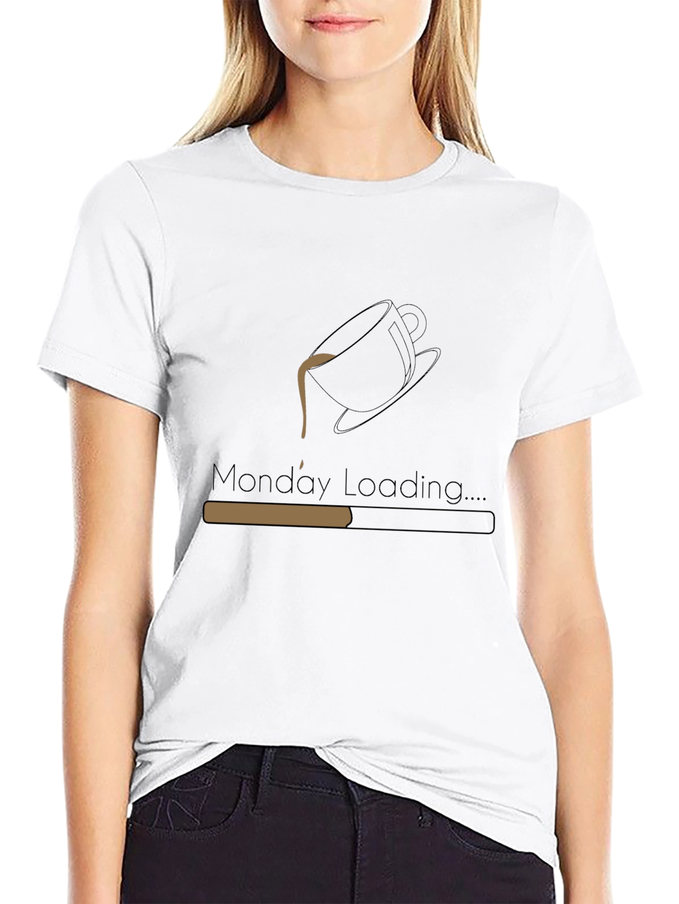 Monday Loading Coffee Tee - Relaxed Fit