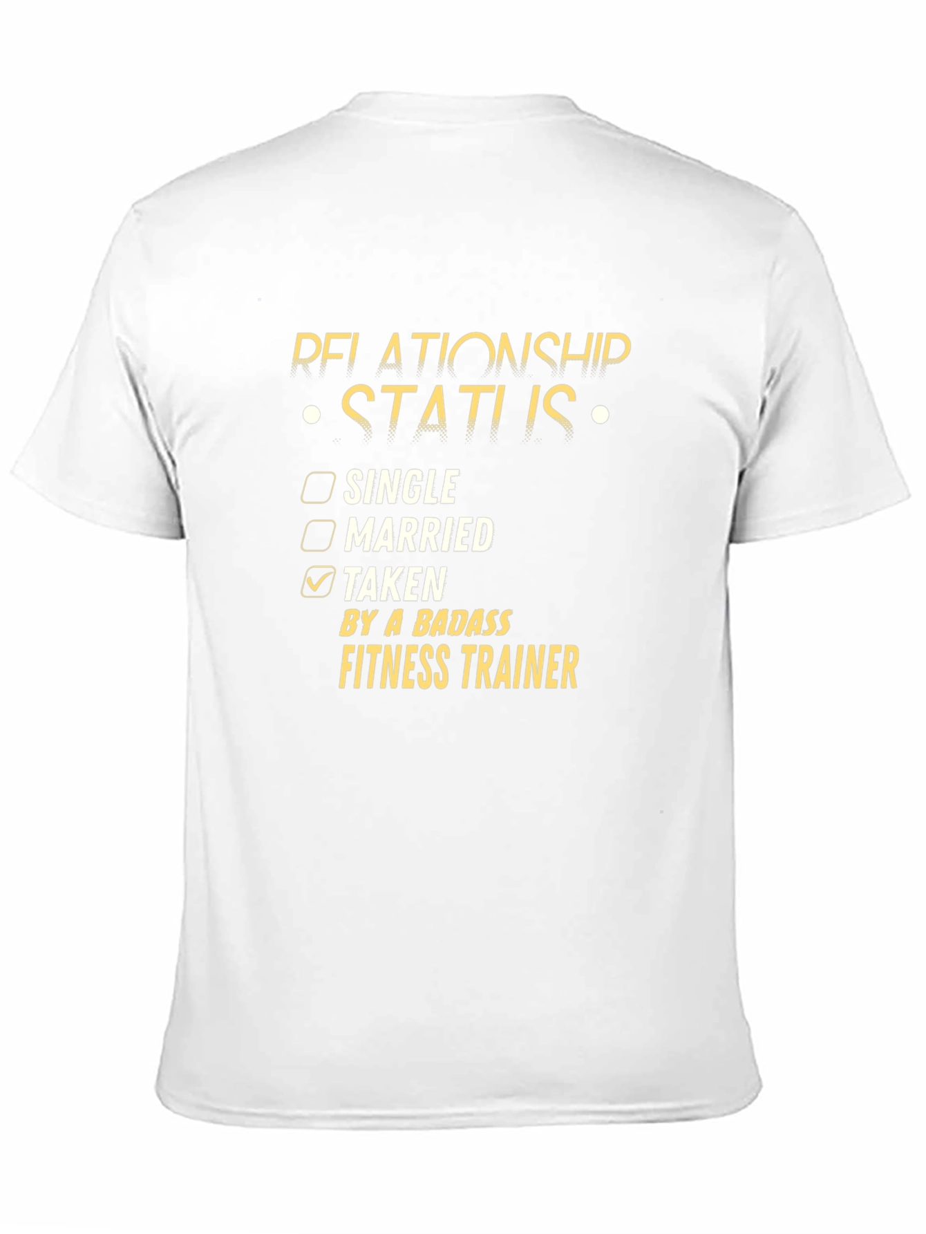 Funny Relationship Status Fitness Trainer T-Shirt
