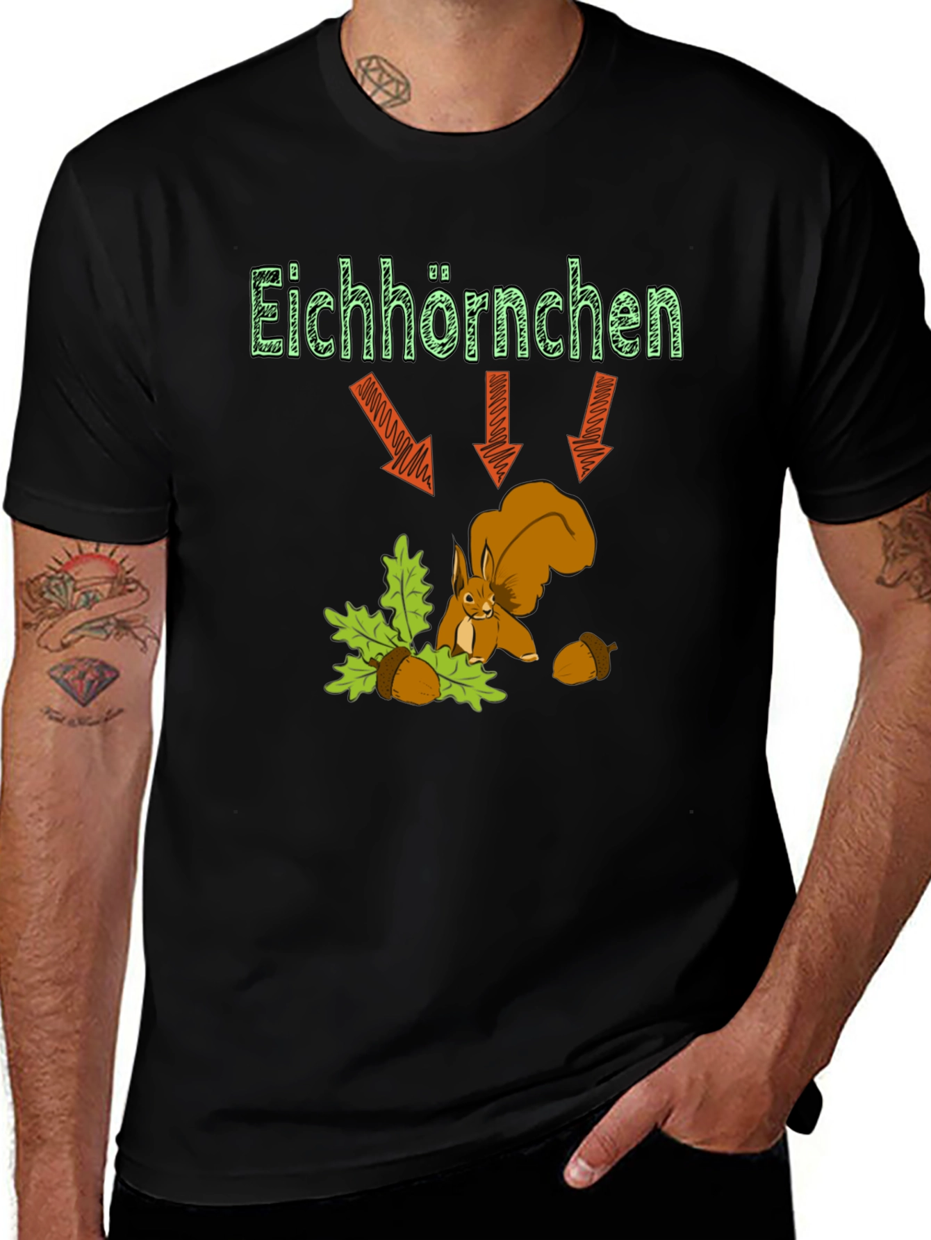 Eichhörnchen Squirrel Graphic T-Shirt