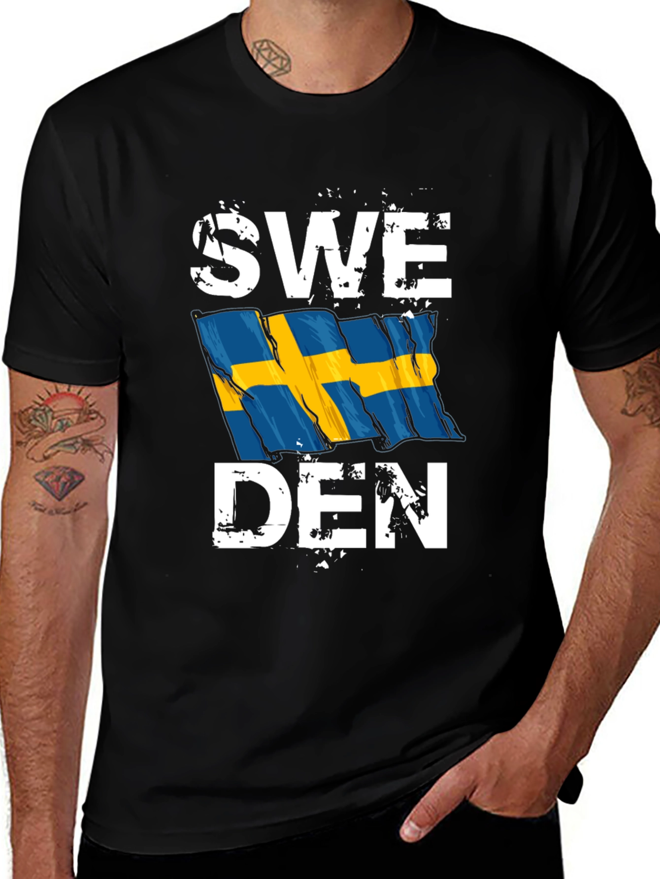 Sweden Flag T-Shirt - Patriotic Swedish Pride Tee