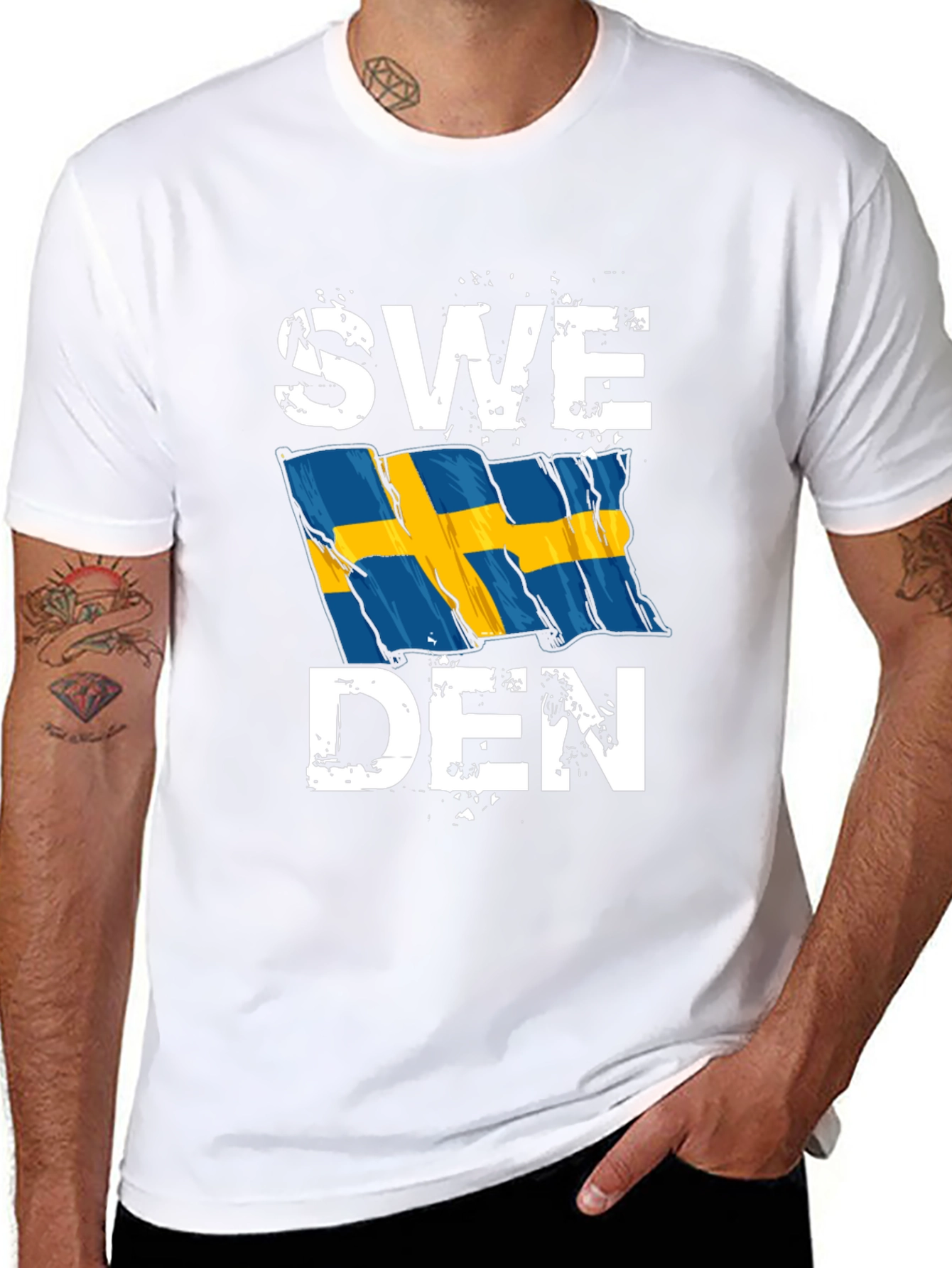 Sweden Flag T-Shirt - Patriotic Swedish Pride Tee