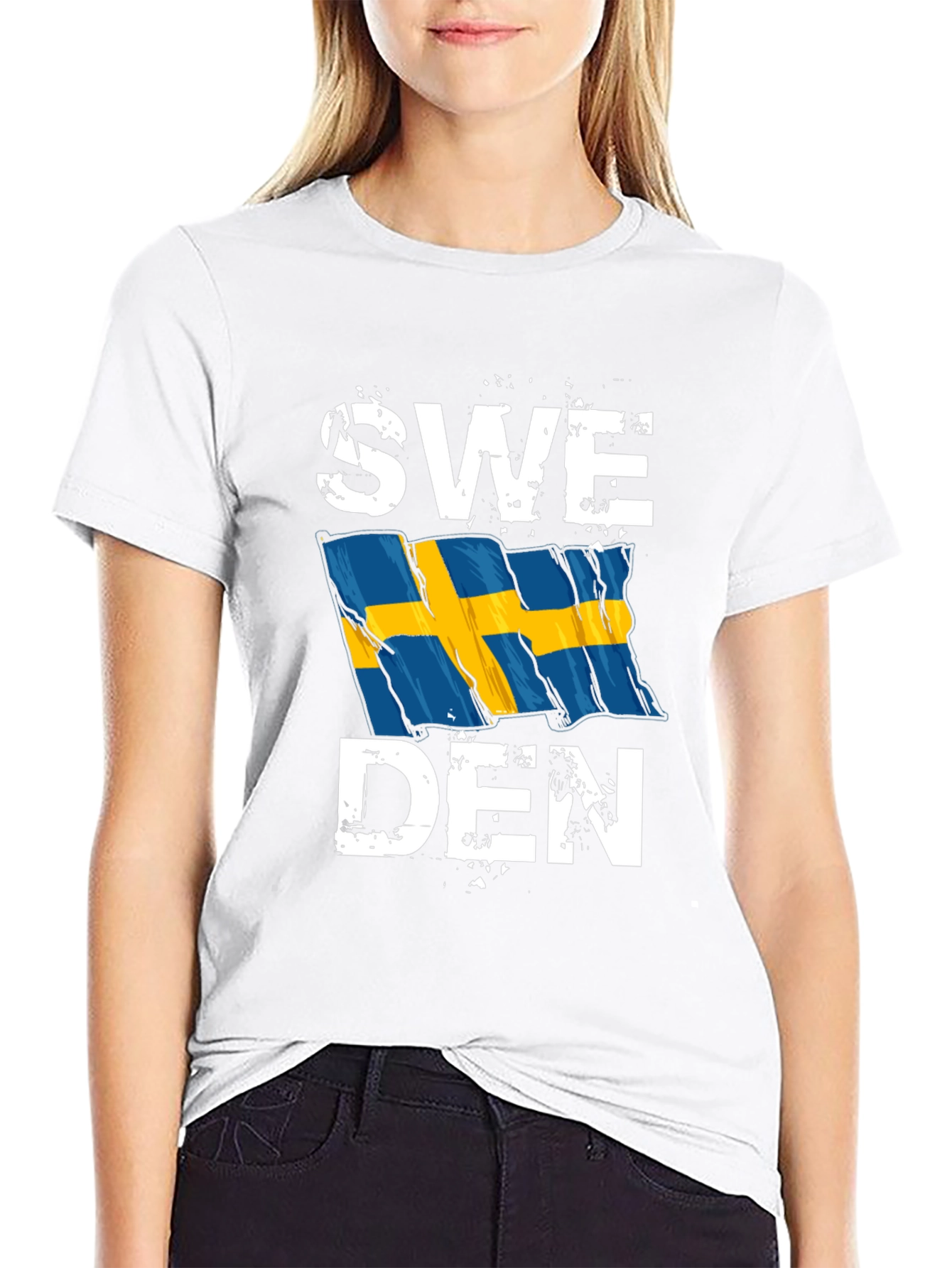Sweden Flag T-Shirt - Patriotic Swedish Pride Tee