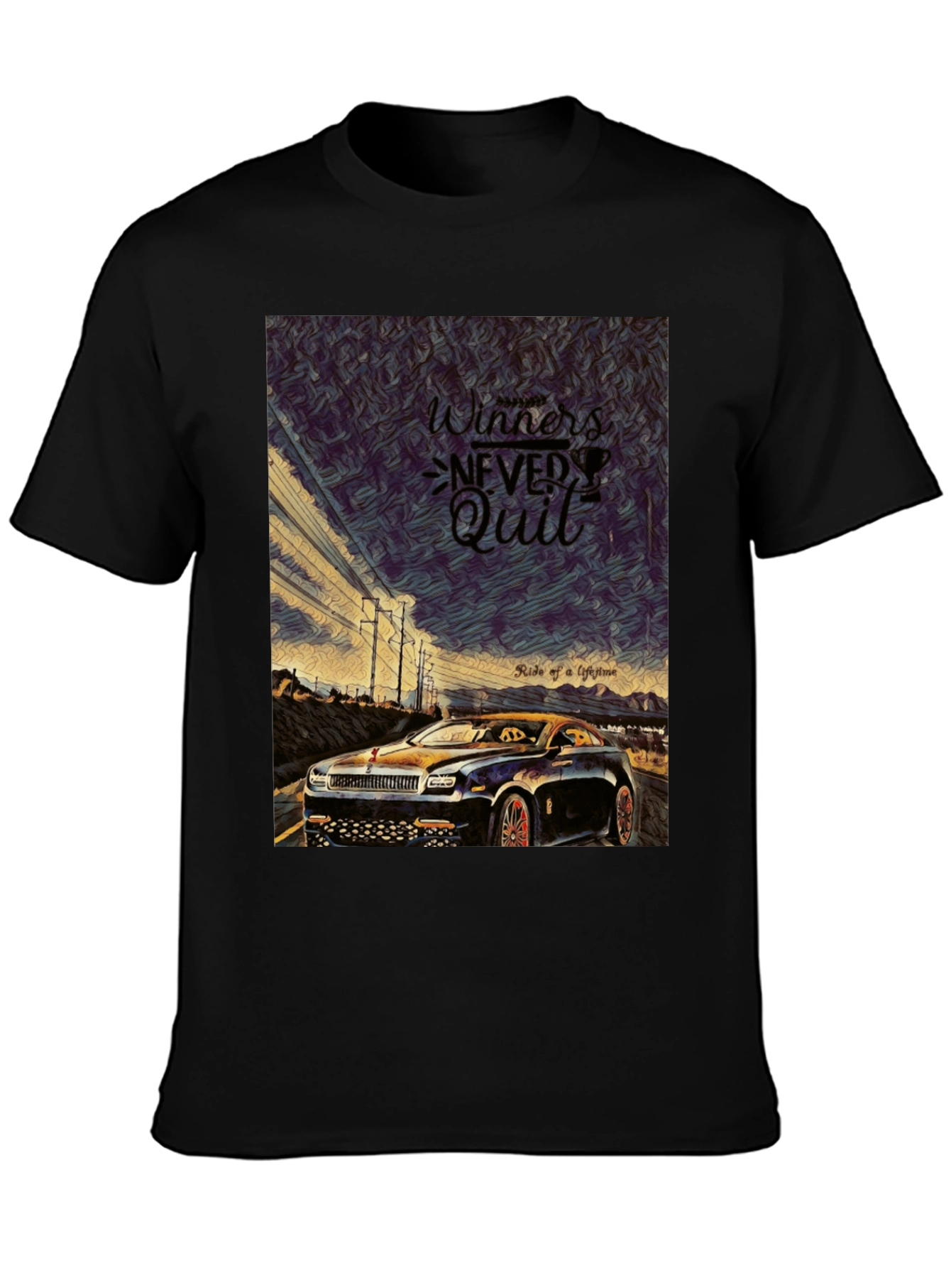 Winners Never Quit Graphic Tee