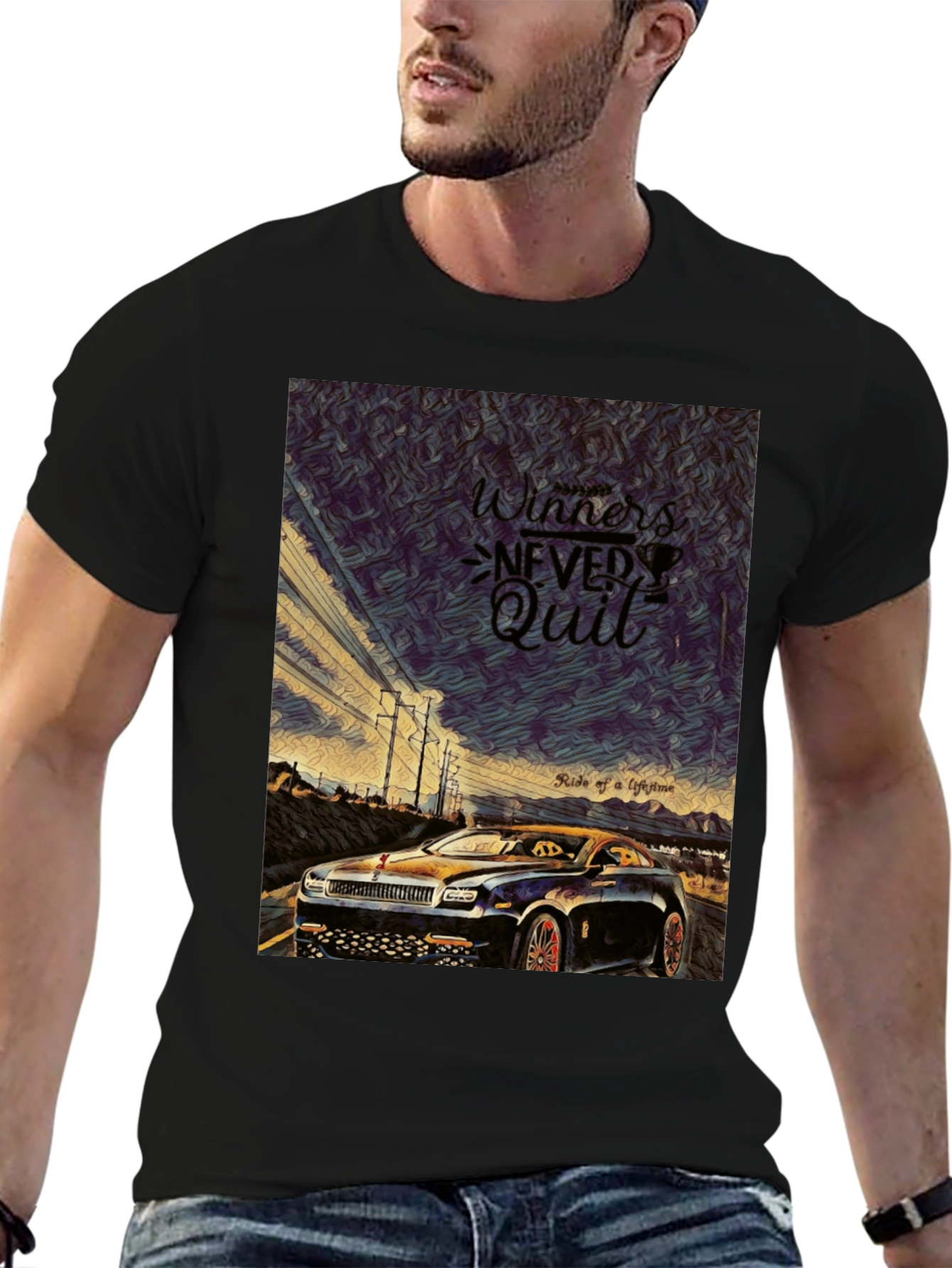 Winners Never Quit Graphic Tee