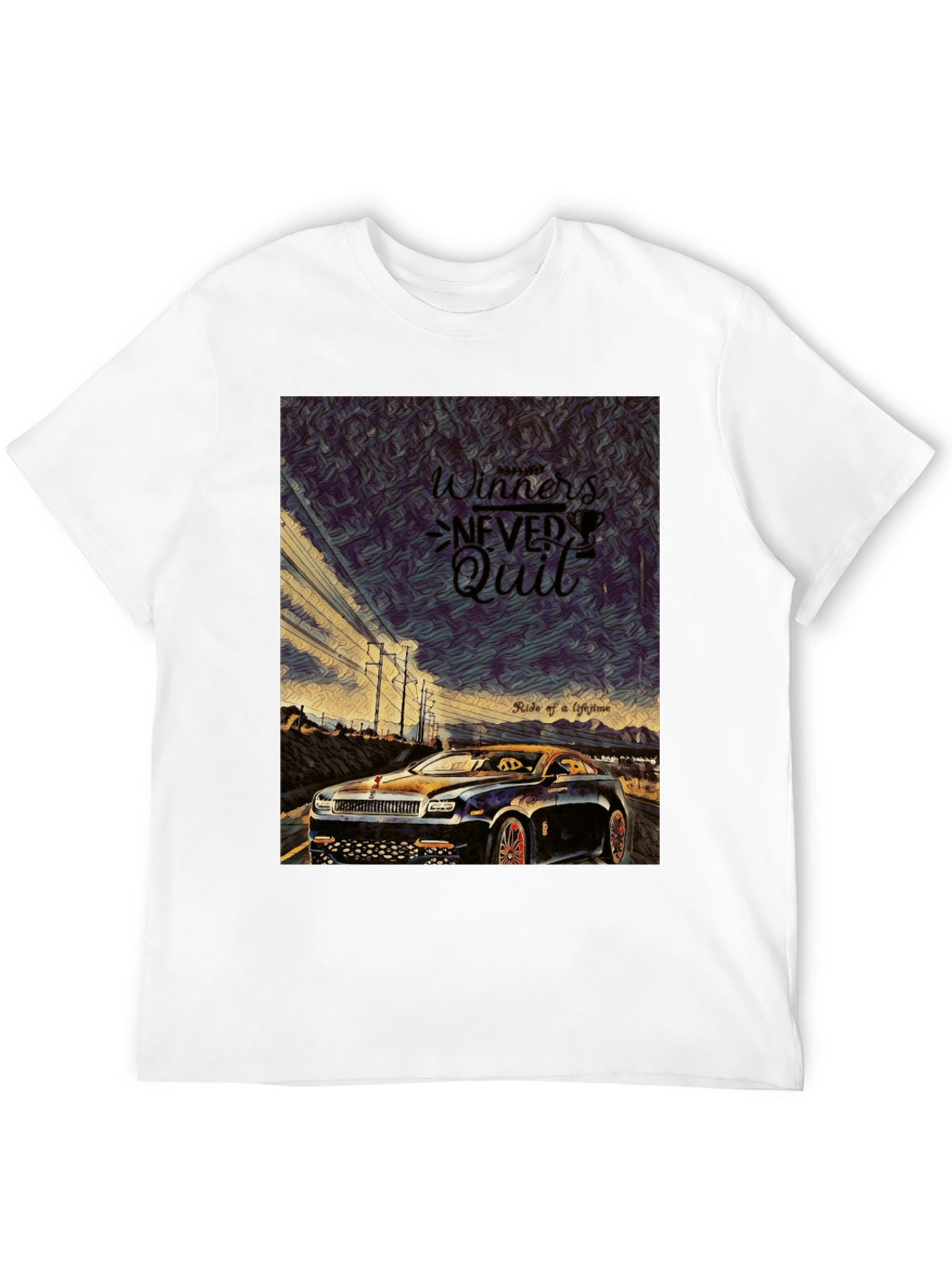 Winners Never Quit Graphic Tee