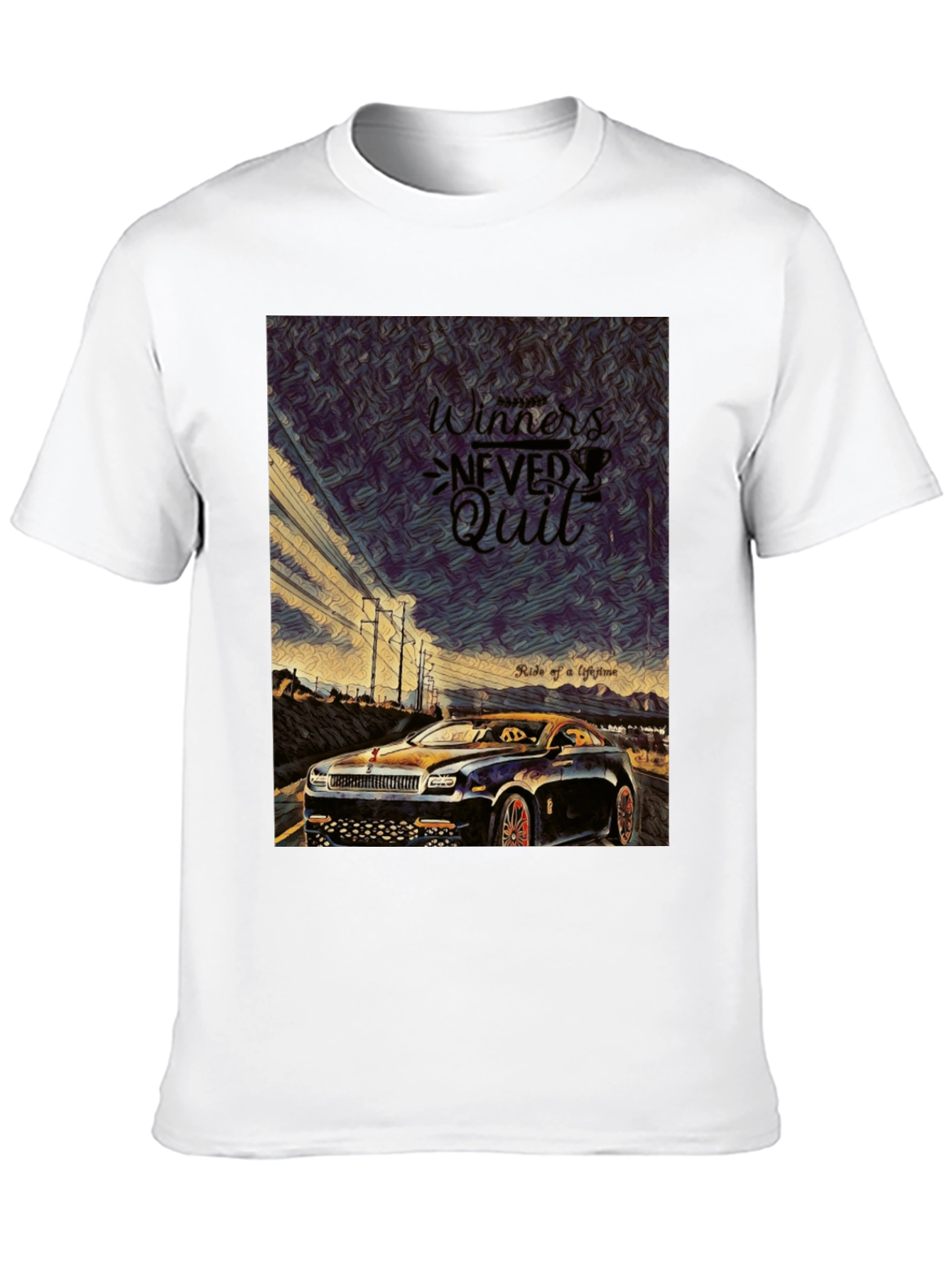 Winners Never Quit Graphic Tee