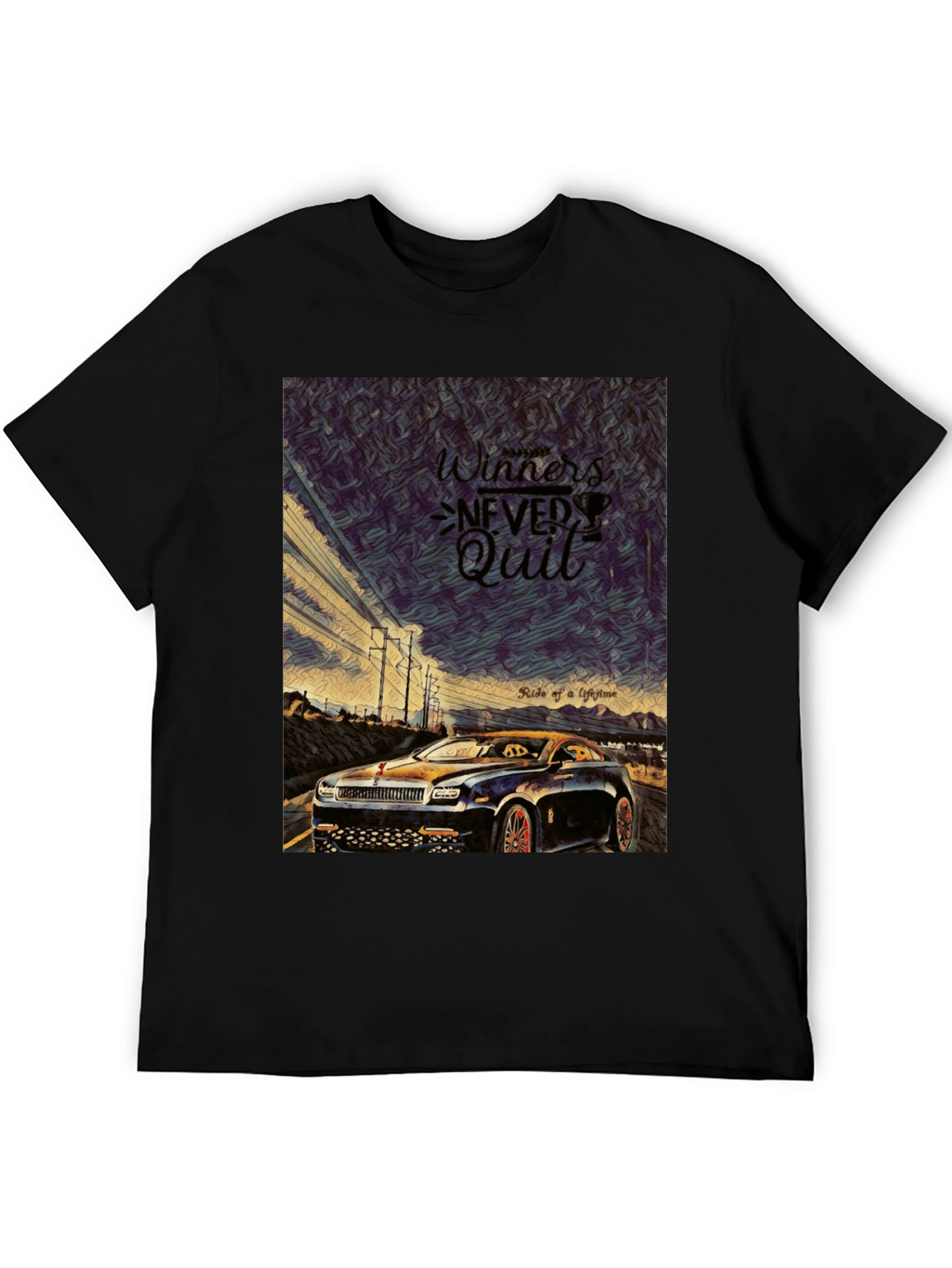 Winners Never Quit Graphic Tee