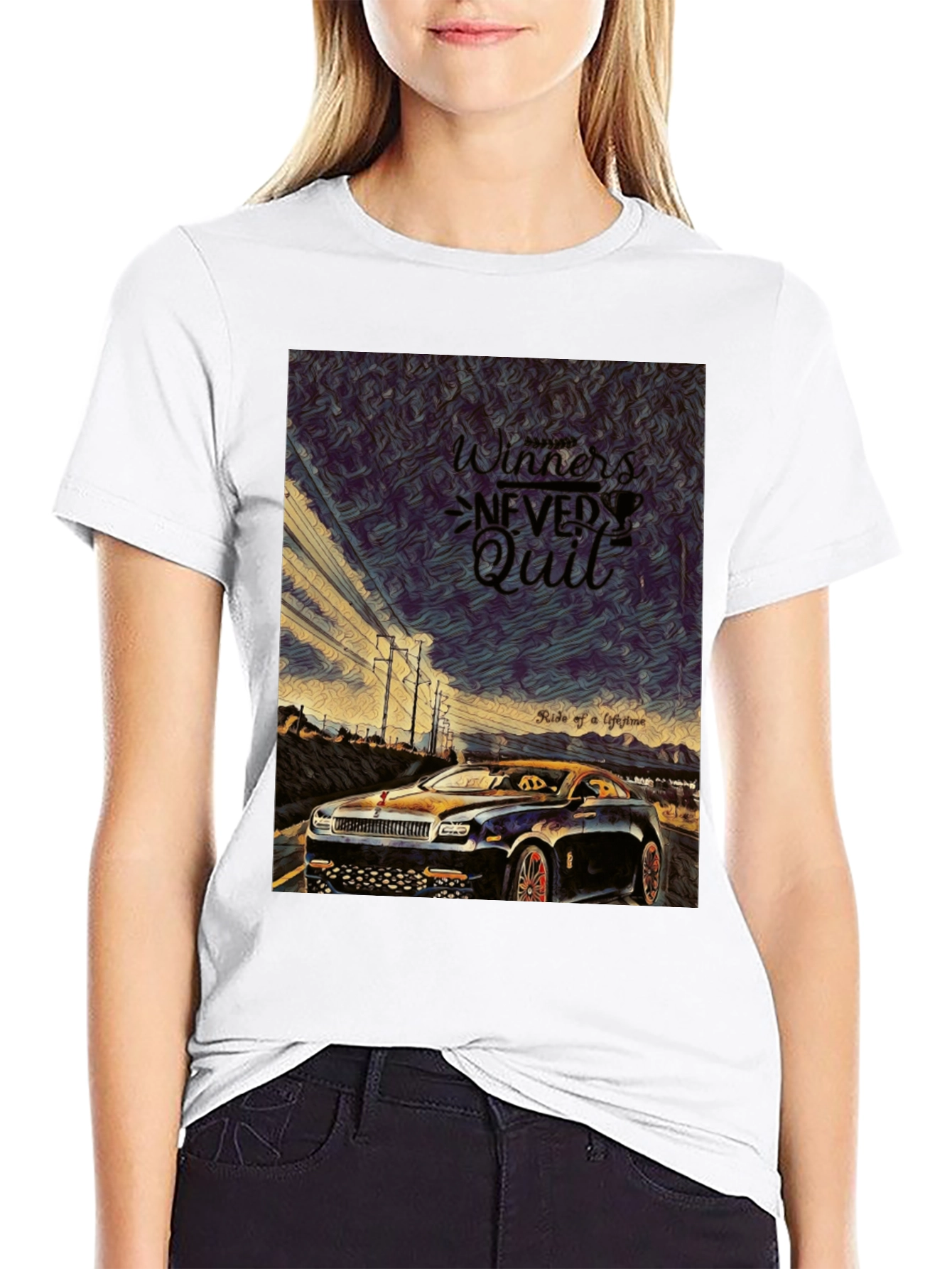 Winners Never Quit Graphic Tee