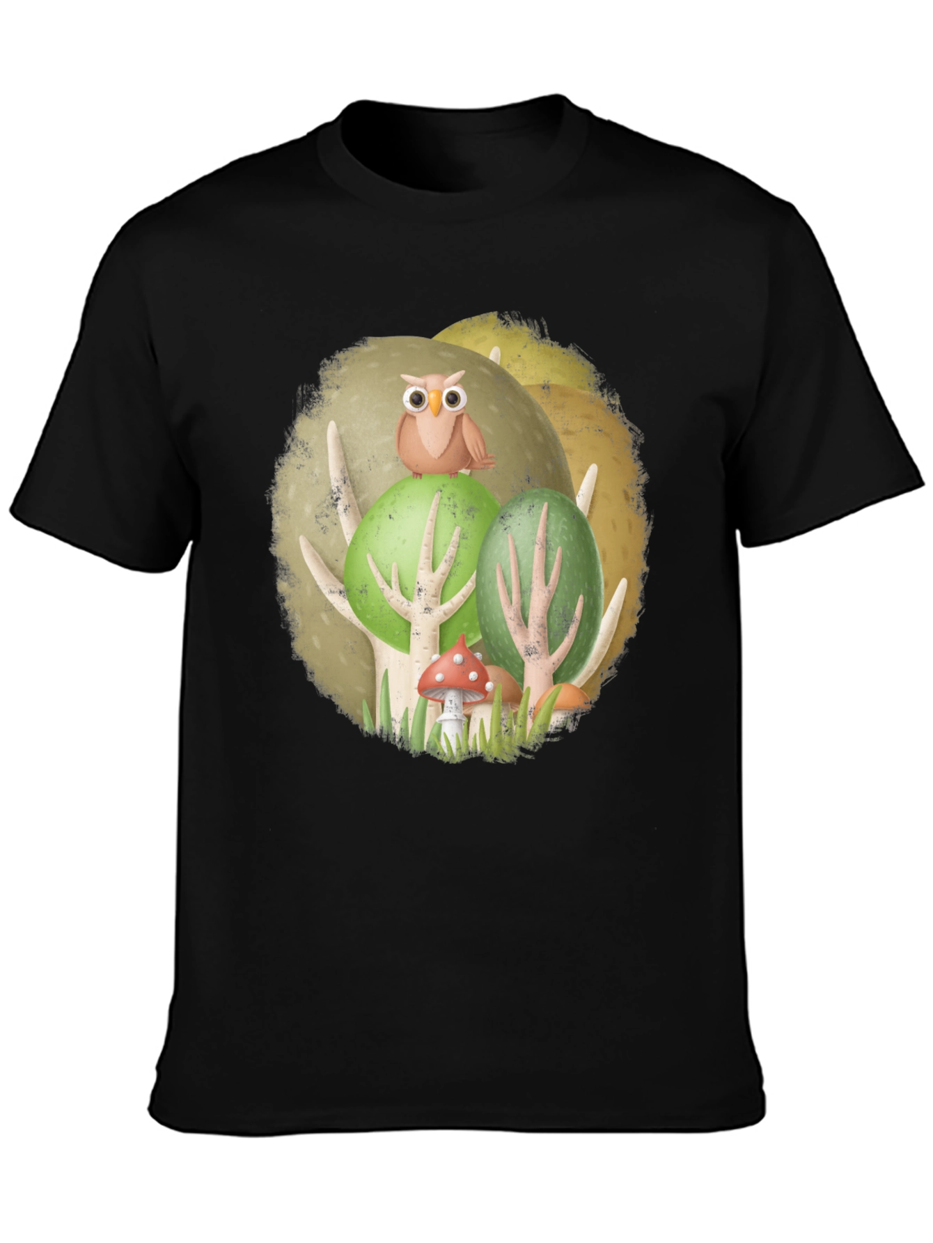 Owl in Woods Graphic Tee