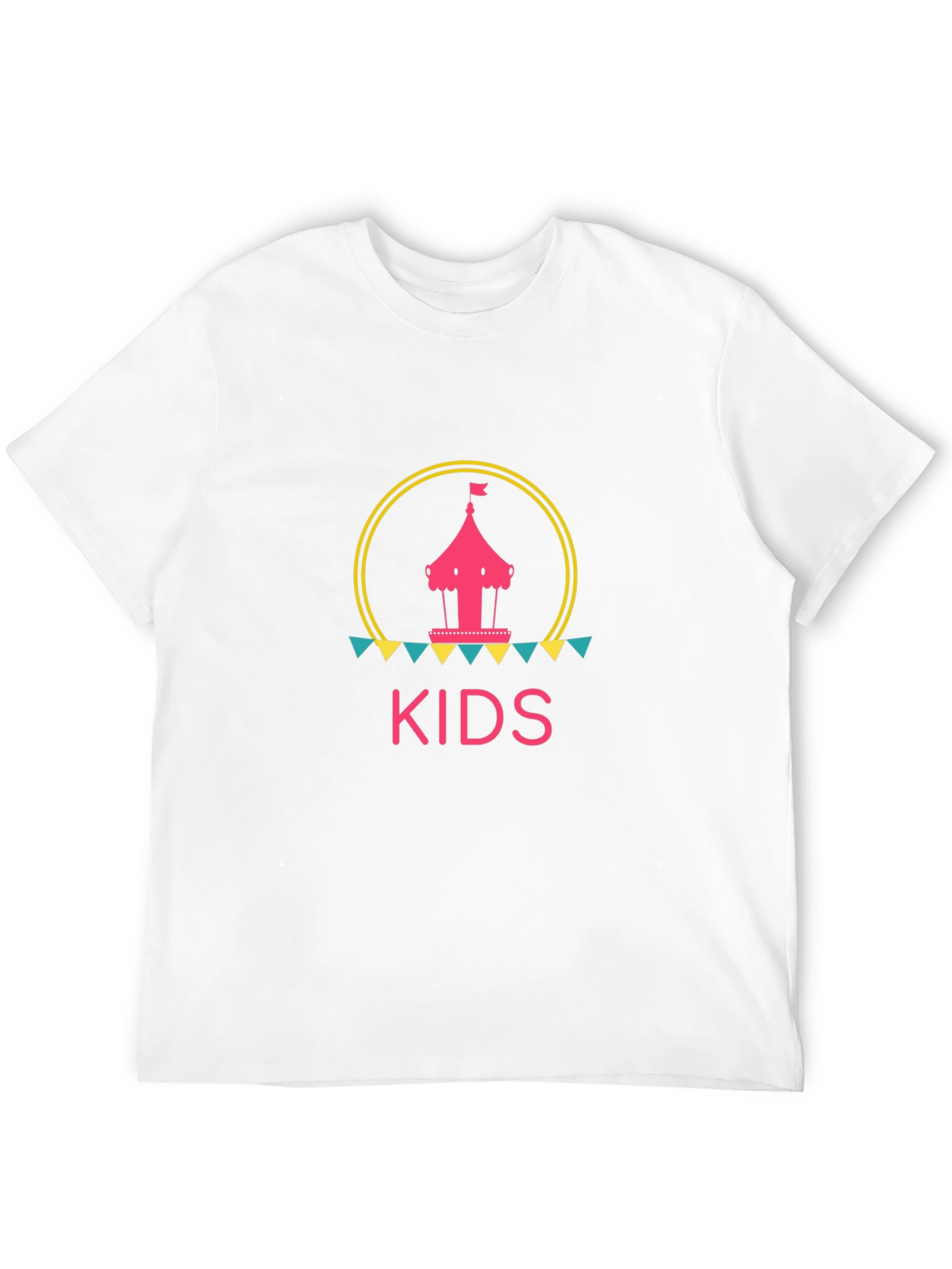 Kids Carousel Graphic Tee - Black