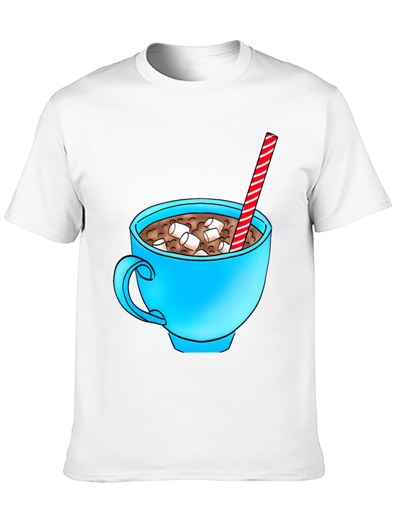 Hot Cocoa Mug Graphic Tee - Black T-Shirt