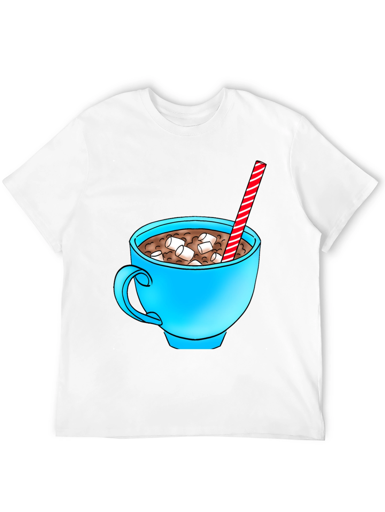 Hot Cocoa Mug Graphic Tee - Black T-Shirt