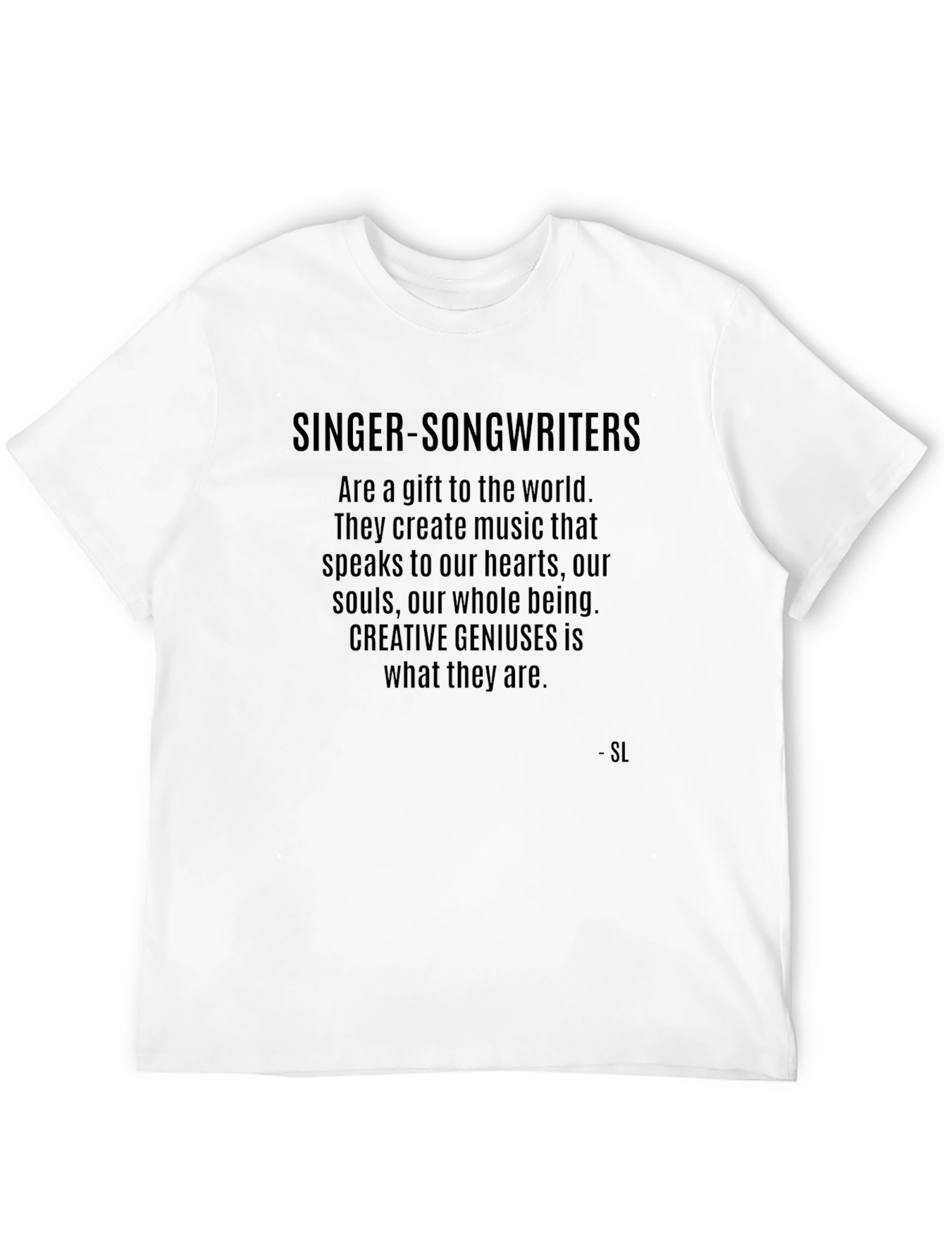 Singer-Songwriter Tribute Graphic Tee - Unisex