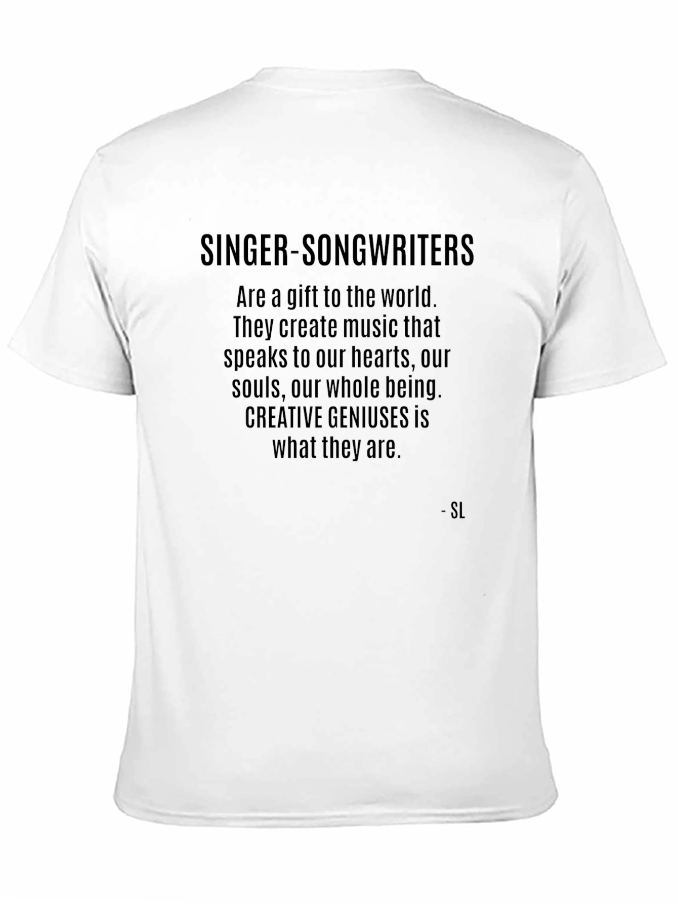 Singer-Songwriter Tribute Graphic Tee - Unisex