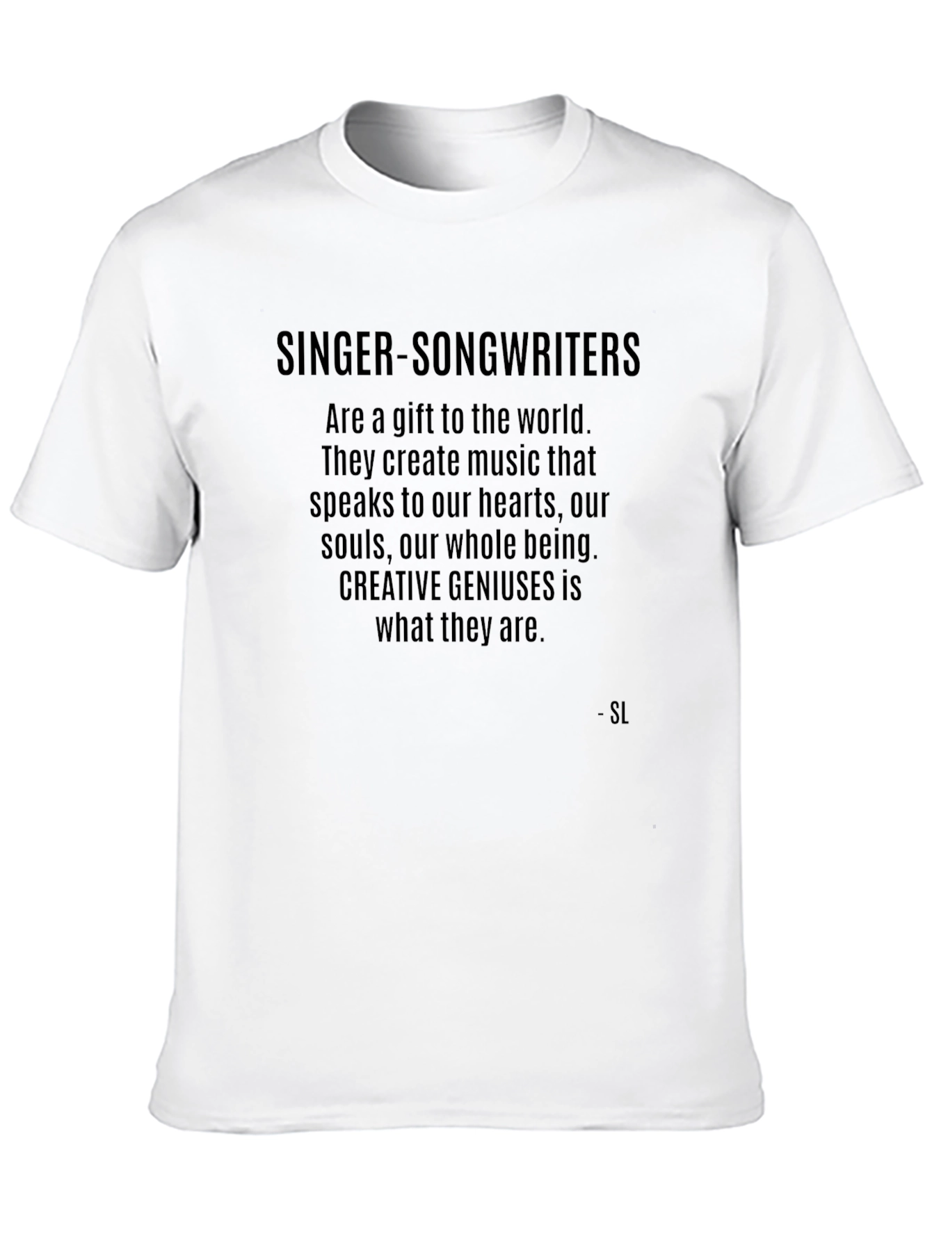 Singer-Songwriter Tribute Graphic Tee - Unisex