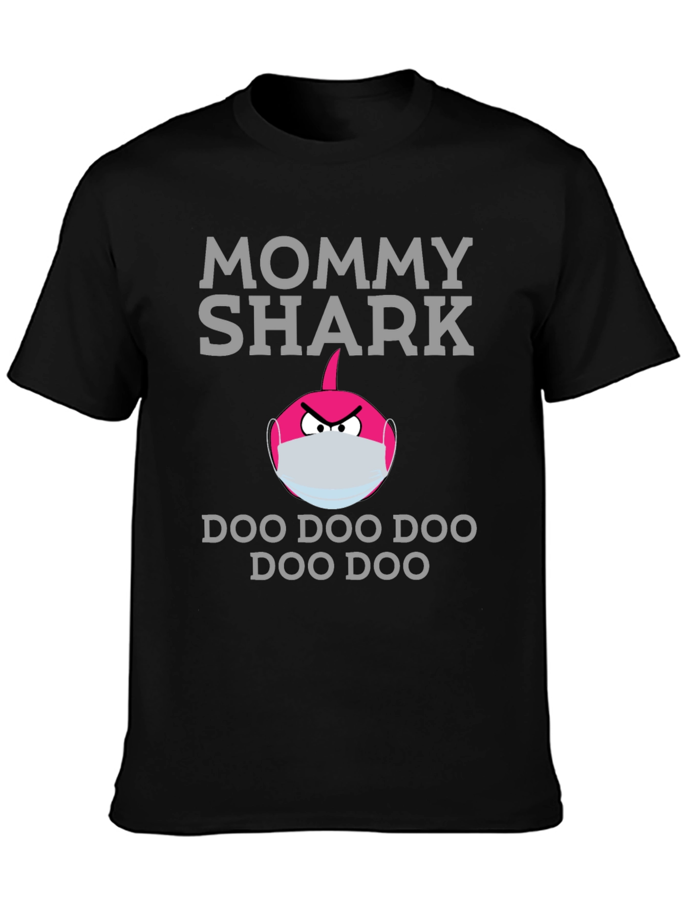 Mommy Shark Doo Doo T-Shirt - Novelty Graphic Tee