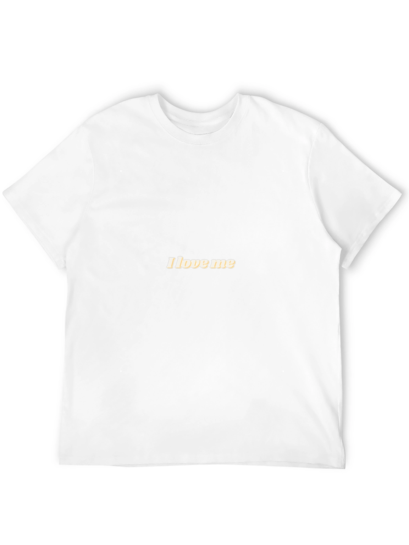 I Love Me - Black Cotton Graphic Tee