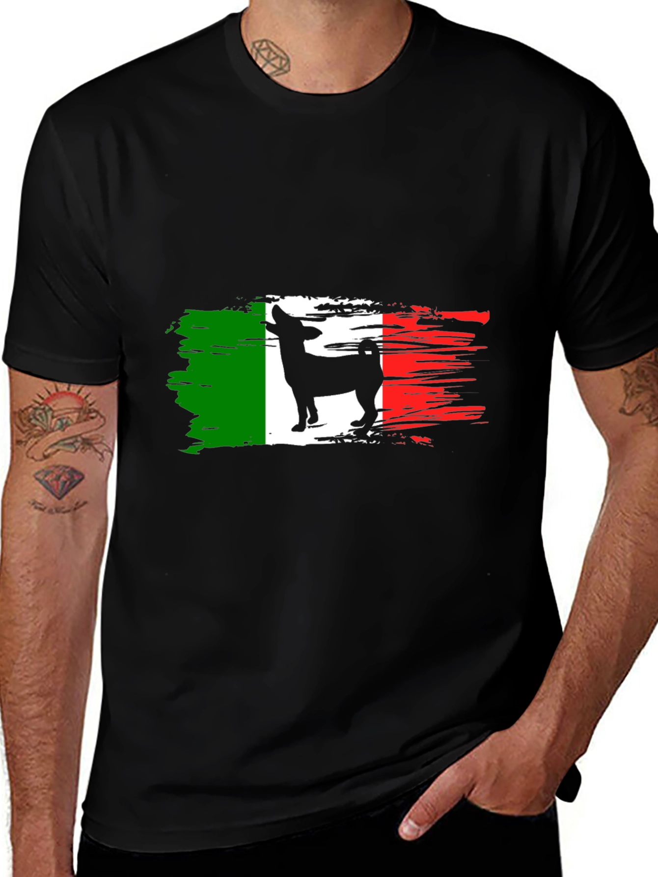 Italian Dog T-Shirt - Stylish Graphic Tee
