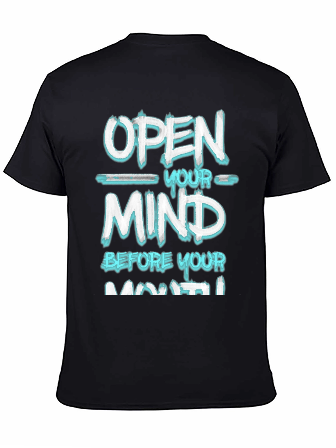 Open Your Mind Graphic Tee - Black