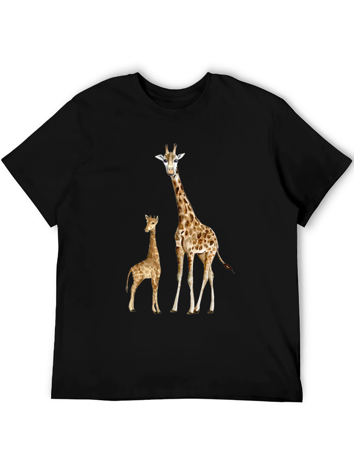 Giraffe Graphic Tee - Stylish Animal Print Shirt